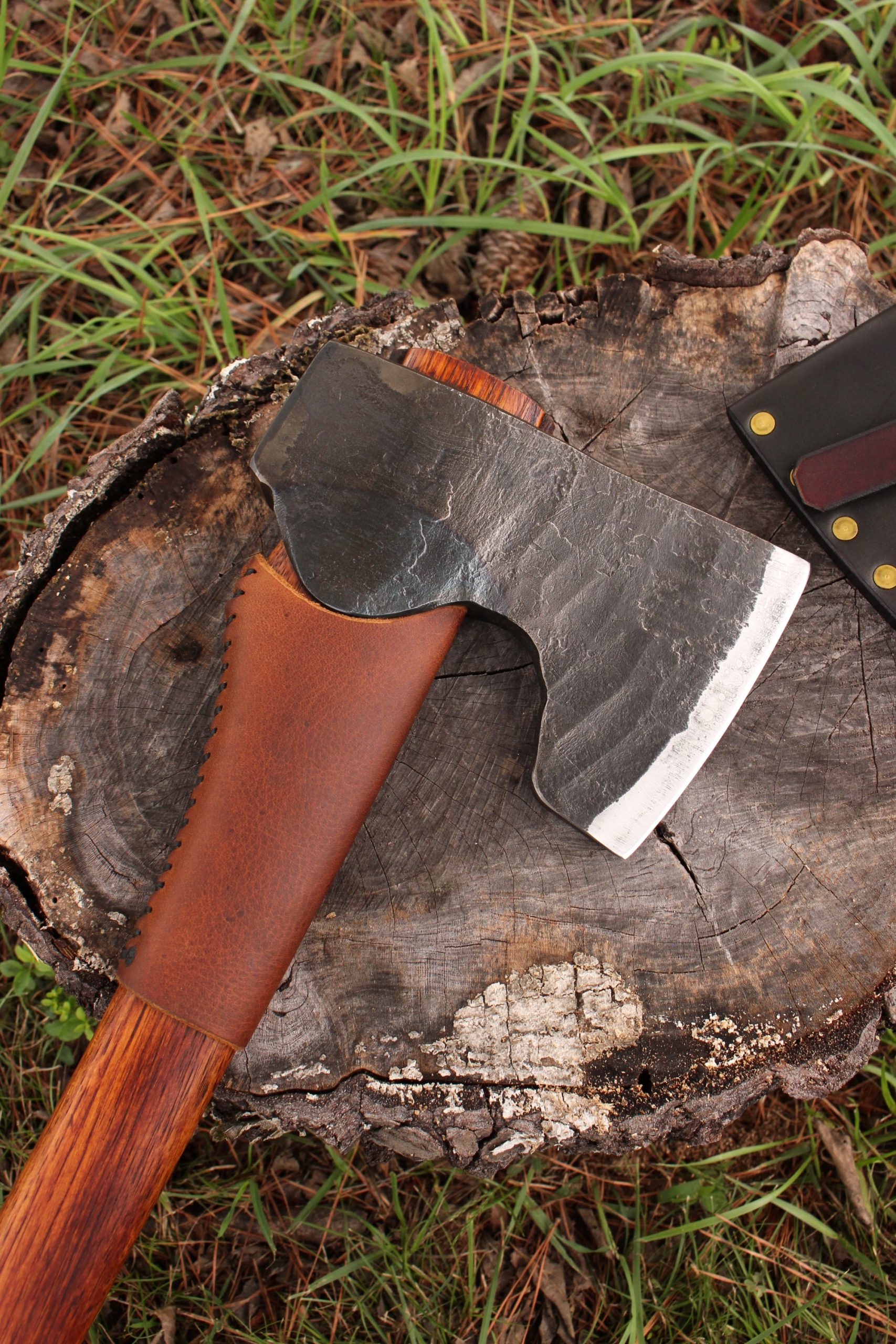 handmade, usa made, usa made axe, hatchet, chopping, wood chopping, outdoor, outdoorsman, survival, backwoodsman, hickory, axe made in america, axes made in the usa, ike bullington, wolf valley forge, valley forge, pack axe, back packing, camping, trail axe, hunting axe, trappers axe, camp axe, bush axe, belt axe, pack axe, leather shoulder rig, chopping axe, leather axe carrier, shoulder sling for axe, carpenter's axe, Wolf Valley Forge, Wolf Valley Forge axe release, Axe Wax, haversack, go back, man purse, man bag, canvas bag, reenactor, reenacting, Trekker Axe, Axe Life