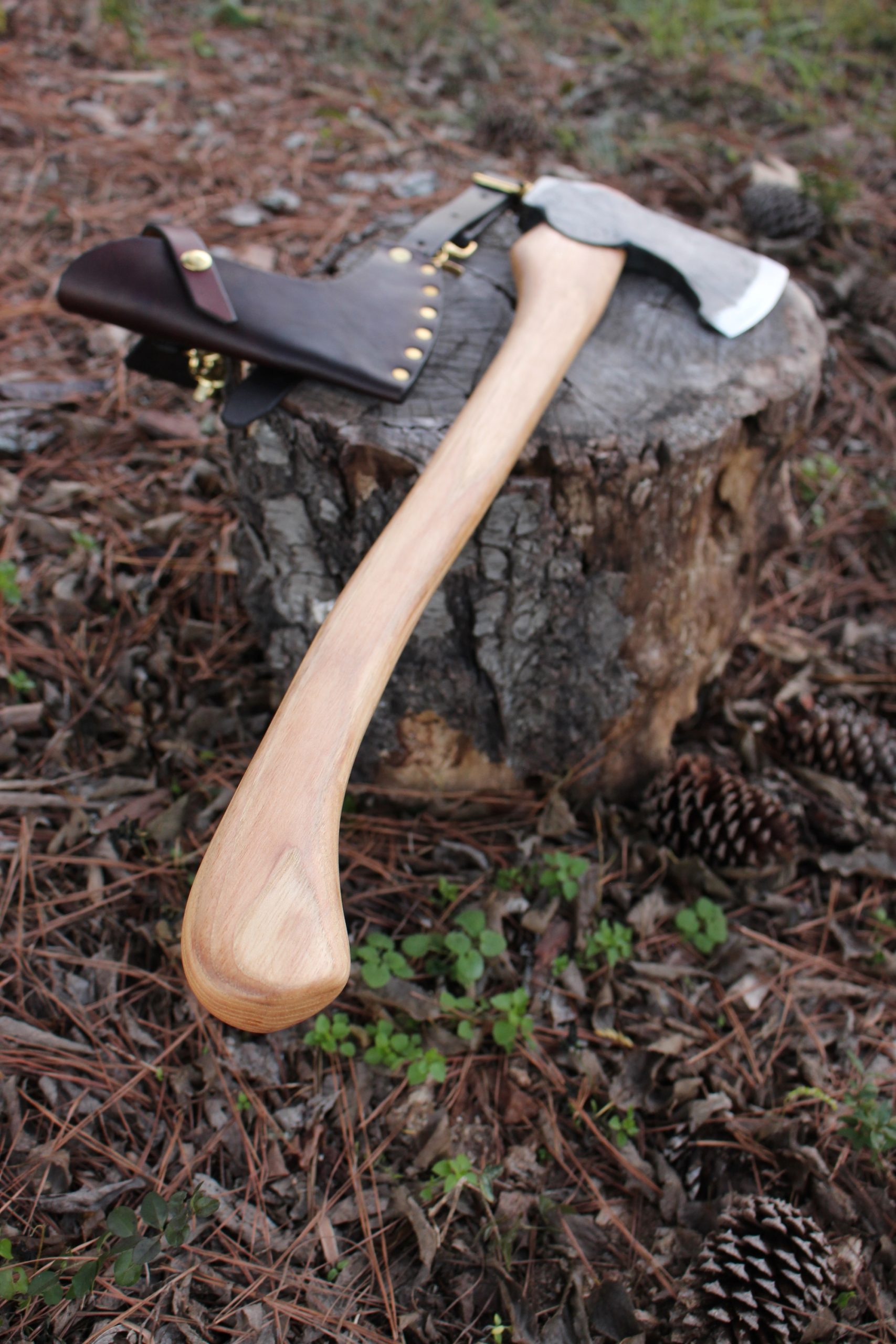 handmade, usa made, usa made axe, hatchet, chopping, wood chopping, outdoor, outdoorsman, survival, backwoodsman, hickory, axe made in america, axes made in the usa, ike bullington, wolf valley forge, valley forge, pack axe, back packing, camping, trail axe, hunting axe, trappers axe, camp axe, bush axe, belt axe, pack axe, leather shoulder rig, chopping axe, leather axe carrier, shoulder sling for axe, carpenter's axe, Wolf Valley Forge, Wolf Valley Forge axe release, Axe Wax, haversack, go back, man purse, man bag, canvas bag, reenactor, reenacting, Trekker Axe, Axe Life