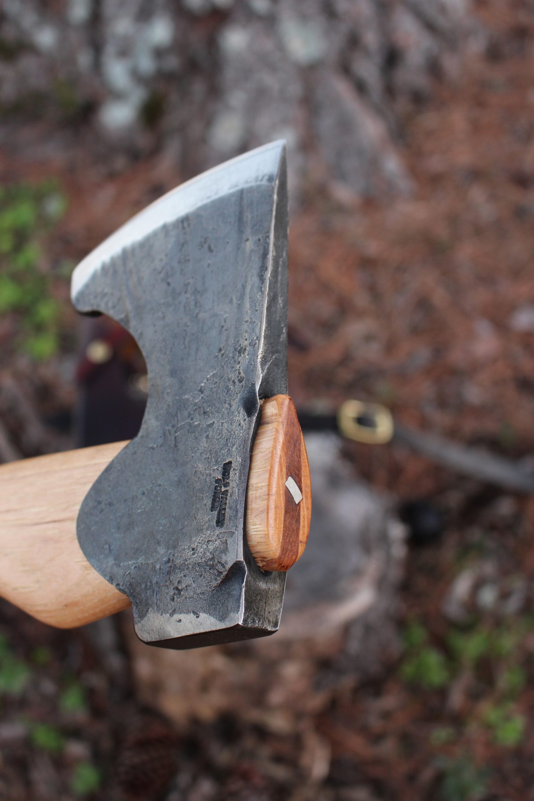 handmade, usa made, usa made axe, hatchet, chopping, wood chopping, outdoor, outdoorsman, survival, backwoodsman, hickory, axe made in america, axes made in the usa, ike bullington, wolf valley forge, valley forge, pack axe, back packing, camping, trail axe, hunting axe, trappers axe, camp axe, bush axe, belt axe, pack axe, leather shoulder rig, chopping axe, leather axe carrier, shoulder sling for axe, carpenter's axe, Wolf Valley Forge, Wolf Valley Forge axe release, Axe Wax, haversack, go back, man purse, man bag, canvas bag, reenactor, reenacting, Trekker Axe, Axe Life