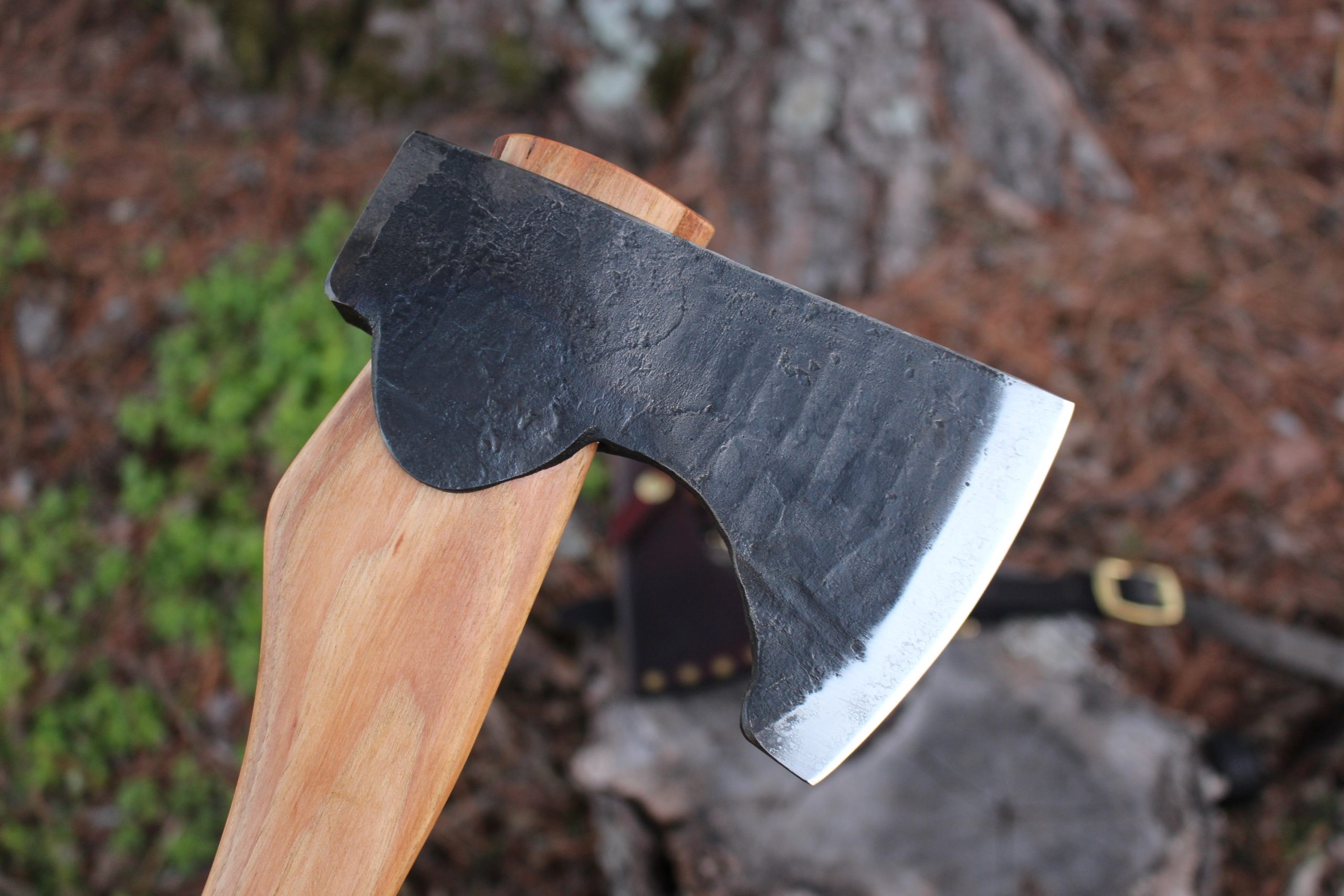 handmade, usa made, usa made axe, hatchet, chopping, wood chopping, outdoor, outdoorsman, survival, backwoodsman, hickory, axe made in america, axes made in the usa, ike bullington, wolf valley forge, valley forge, pack axe, back packing, camping, trail axe, hunting axe, trappers axe, camp axe, bush axe, belt axe, pack axe, leather shoulder rig, chopping axe, leather axe carrier, shoulder sling for axe, carpenter's axe, Wolf Valley Forge, Wolf Valley Forge axe release, Axe Wax, haversack, go back, man purse, man bag, canvas bag, reenactor, reenacting, Trekker Axe, Axe Life