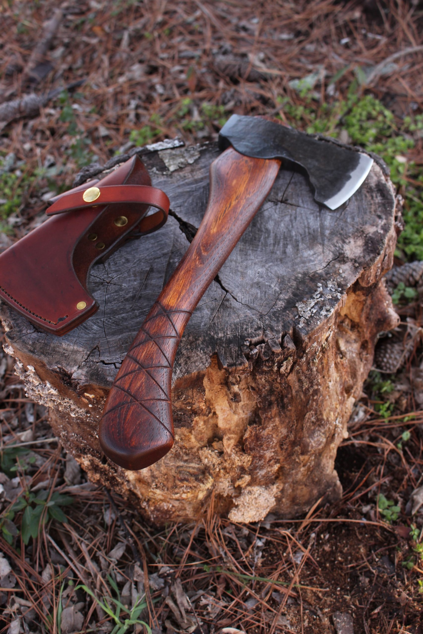 handmade, usa made, usa made axe, hatchet, chopping, wood chopping, outdoor, outdoorsman, survival, backwoodsman, hickory, axe made in america, axes made in the usa, ike bullington, wolf valley forge, valley forge, pack axe, back packing, camping, trail axe, hunting axe, trappers axe, camp axe, bush axe, belt axe, pack axe, leather shoulder rig, chopping axe, leather axe carrier, shoulder sling for axe, carpenter's axe, Wolf Valley Forge, Wolf Valley Forge axe release, Axe Wax, haversack, go back, man purse, man bag, canvas bag, reenactor, reenacting, Trekker Axe, Axe Life