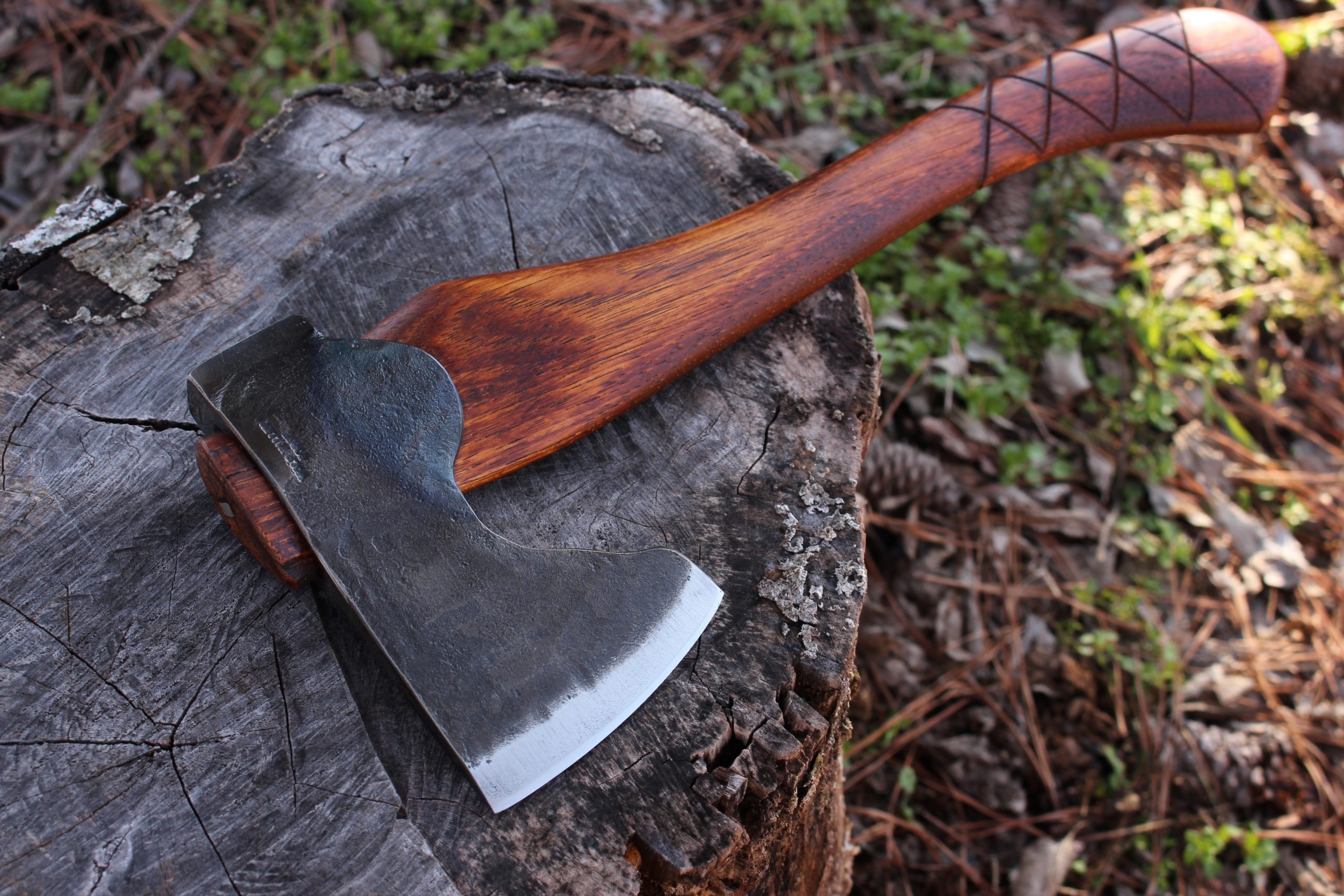 handmade, usa made, usa made axe, hatchet, chopping, wood chopping, outdoor, outdoorsman, survival, backwoodsman, hickory, axe made in america, axes made in the usa, ike bullington, wolf valley forge, valley forge, pack axe, back packing, camping, trail axe, hunting axe, trappers axe, camp axe, bush axe, belt axe, pack axe, leather shoulder rig, chopping axe, leather axe carrier, shoulder sling for axe, carpenter's axe, Wolf Valley Forge, Wolf Valley Forge axe release, Axe Wax, haversack, go back, man purse, man bag, canvas bag, reenactor, reenacting, Trekker Axe, Axe Life