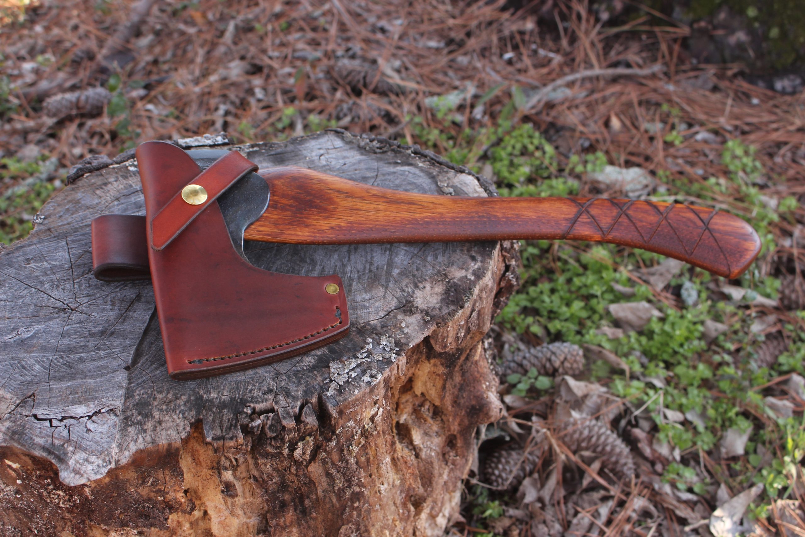 handmade, usa made, usa made axe, hatchet, chopping, wood chopping, outdoor, outdoorsman, survival, backwoodsman, hickory, axe made in america, axes made in the usa, ike bullington, wolf valley forge, valley forge, pack axe, back packing, camping, trail axe, hunting axe, trappers axe, camp axe, bush axe, belt axe, pack axe, leather shoulder rig, chopping axe, leather axe carrier, shoulder sling for axe, carpenter's axe, Wolf Valley Forge, Wolf Valley Forge axe release, Axe Wax, haversack, go back, man purse, man bag, canvas bag, reenactor, reenacting, Trekker Axe, Axe Life