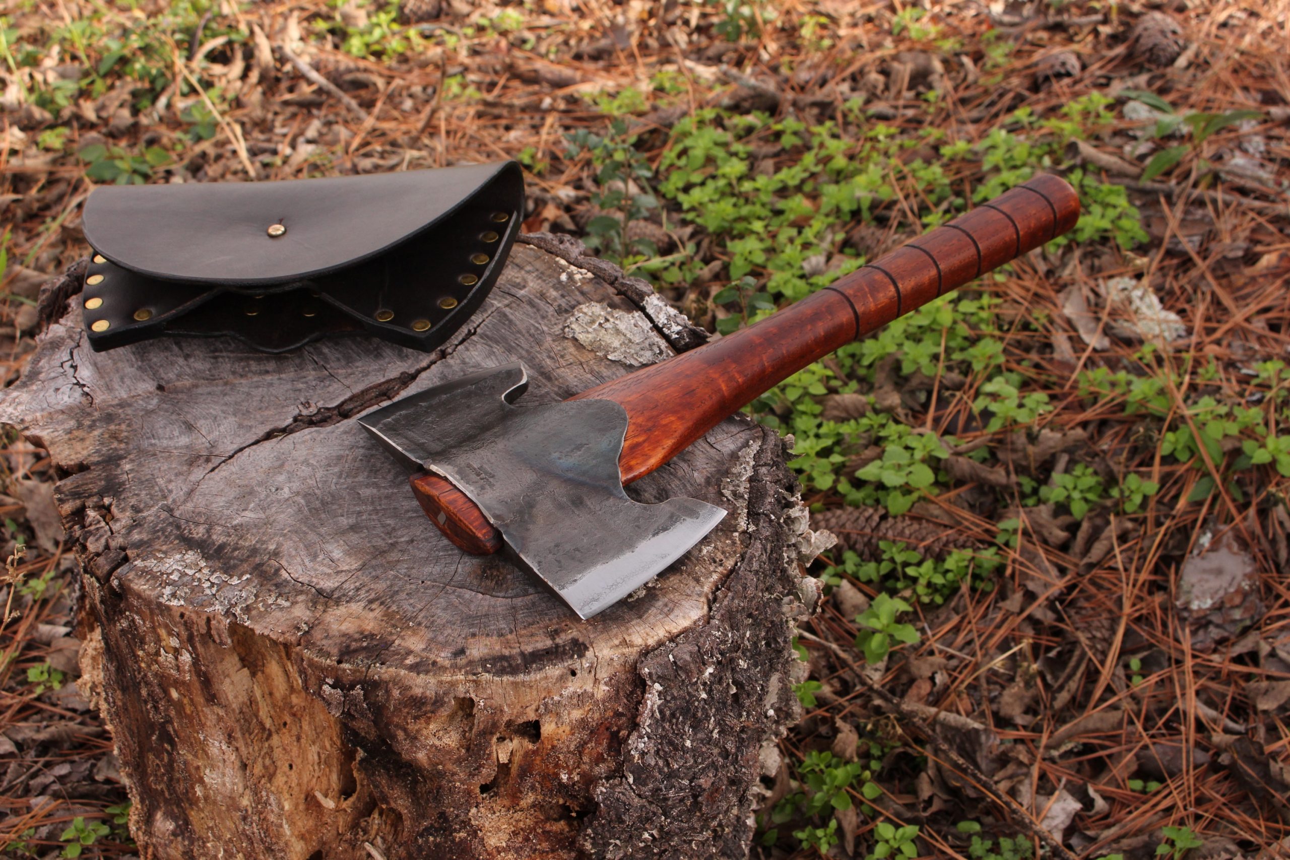 handmade, usa made, usa made axe, hatchet, chopping, wood chopping, outdoor, outdoorsman, survival, backwoodsman, hickory, axe made in america, axes made in the usa, ike bullington, wolf valley forge, valley forge, pack axe, back packing, camping, trail axe, hunting axe, trappers axe, camp axe, bush axe, belt axe, pack axe, leather shoulder rig, chopping axe, leather axe carrier, shoulder sling for axe, carpenter's axe, Wolf Valley Forge, Wolf Valley Forge axe release, Axe Wax, haversack, go back, man purse, man bag, canvas bag, reenactor, reenacting, Trekker Axe, Axe Life