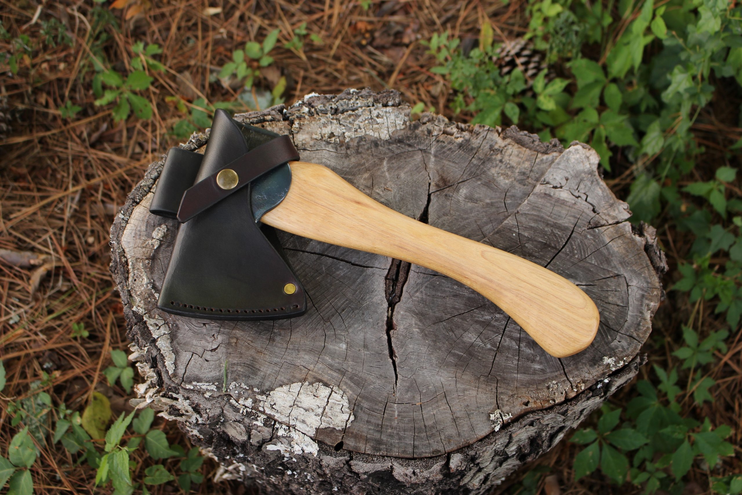 handmade, usa made, usa made axe, hatchet, chopping, wood chopping, outdoor, outdoorsman, survival, backwoodsman, hickory, axe made in america, axes made in the usa, ike bullington, wolf valley forge, valley forge, pack axe, back packing, camping, trail axe, hunting axe, trappers axe, camp axe, bush axe, belt axe, pack axe, leather shoulder rig, chopping axe, leather axe carrier, shoulder sling for axe, carpenter's axe, Wolf Valley Forge, Wolf Valley Forge axe release, Axe Wax, haversack, go back, man purse, man bag, canvas bag, reenactor, reenacting, Trekker Axe, Axe Life