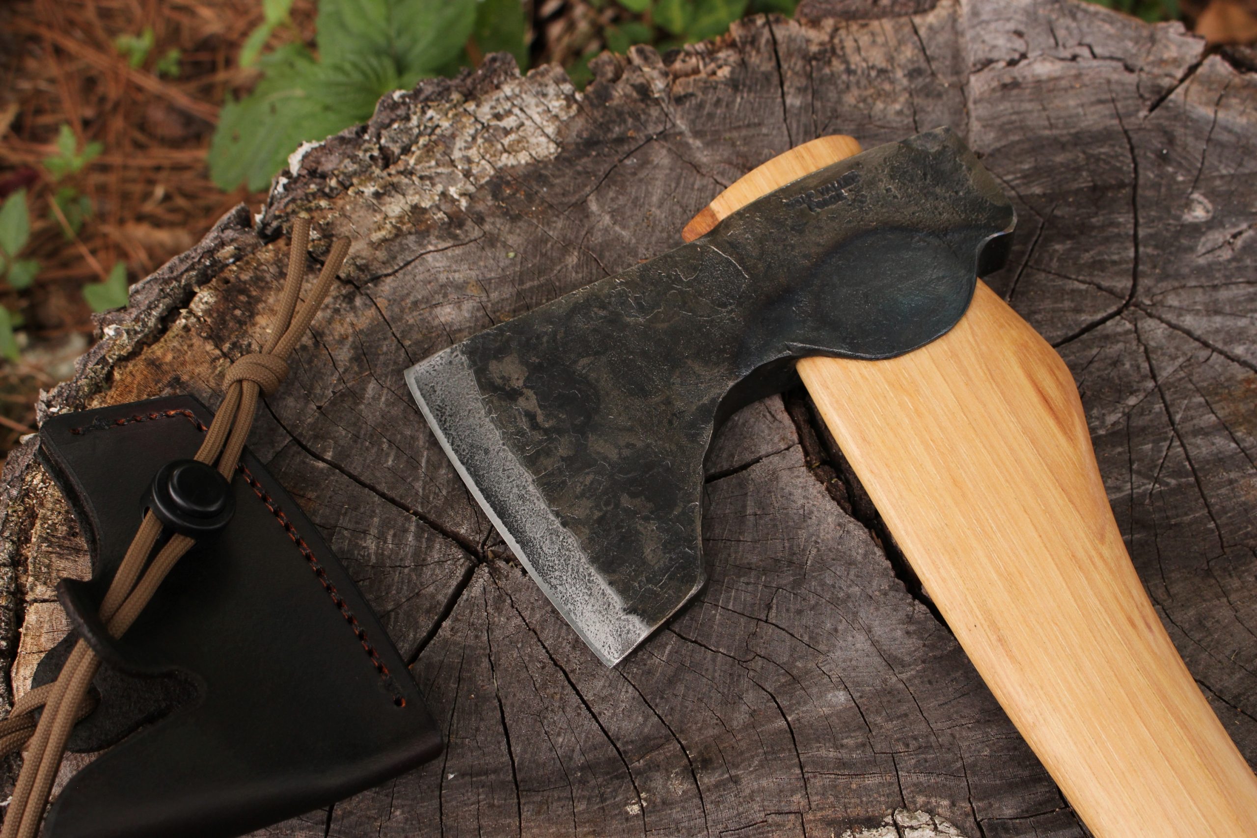 handmade, usa made, usa made axe, hatchet, chopping, wood chopping, outdoor, outdoorsman, survival, backwoodsman, hickory, axe made in america, axes made in the usa, ike bullington, wolf valley forge, valley forge, pack axe, back packing, camping, trail axe, hunting axe, trappers axe, camp axe, bush axe, belt axe, pack axe, leather shoulder rig, chopping axe, leather axe carrier, shoulder sling for axe, carpenter's axe, Wolf Valley Forge, Wolf Valley Forge axe release, Axe Wax, haversack, go back, man purse, man bag, canvas bag, reenactor, reenacting, Trekker Axe, Axe Life