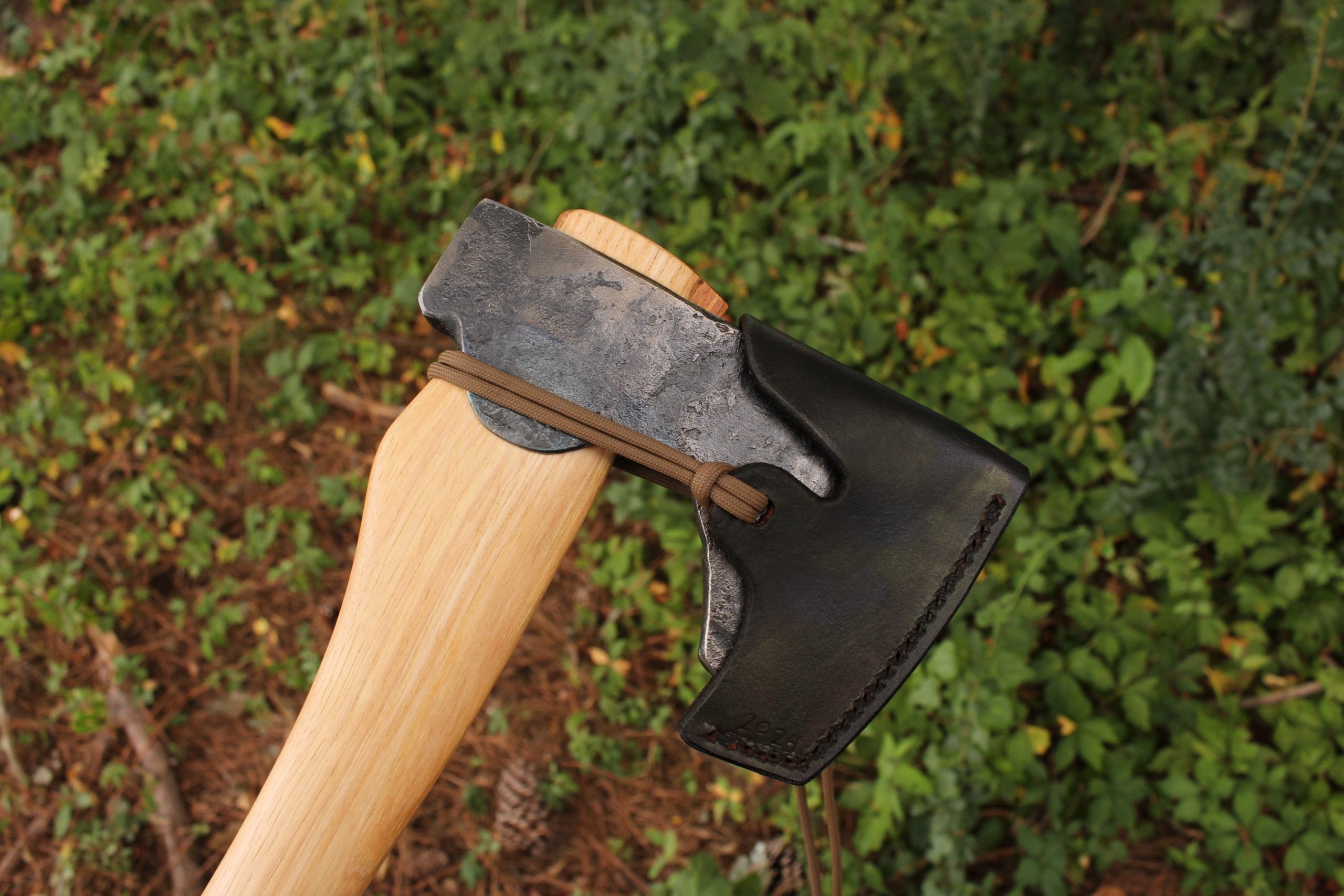 handmade, usa made, usa made axe, hatchet, chopping, wood chopping, outdoor, outdoorsman, survival, backwoodsman, hickory, axe made in america, axes made in the usa, ike bullington, wolf valley forge, valley forge, pack axe, back packing, camping, trail axe, hunting axe, trappers axe, camp axe, bush axe, belt axe, pack axe, leather shoulder rig, chopping axe, leather axe carrier, shoulder sling for axe, carpenter's axe, Wolf Valley Forge, Wolf Valley Forge axe release, Axe Wax, haversack, go back, man purse, man bag, canvas bag, reenactor, reenacting, Trekker Axe, Axe Life