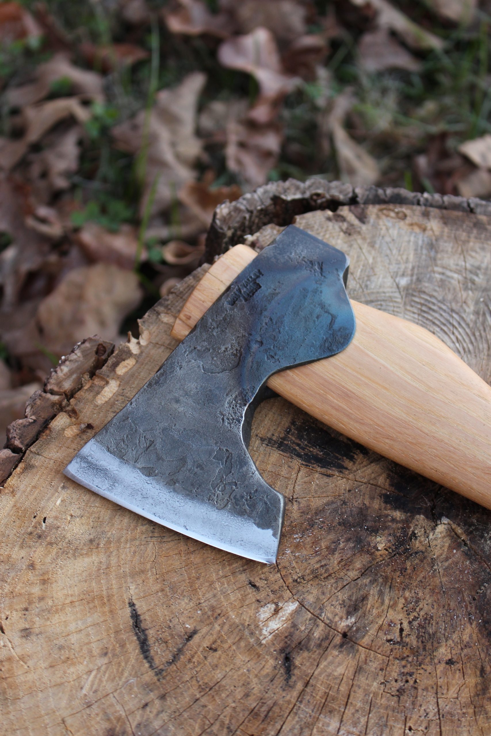 handmade, usa made, usa made axe, hatchet, chopping, wood chopping, outdoor, outdoorsman, survival, backwoodsman, hickory, axe made in america, axes made in the usa, ike bullington, wolf valley forge, valley forge, pack axe, back packing, camping, trail axe, hunting axe, trappers axe, camp axe, bush axe, belt axe, pack axe, leather shoulder rig, chopping axe, leather axe carrier, shoulder sling for axe, carpenter's axe, Wolf Valley Forge, Wolf Valley Forge axe release, Axe Wax, haversack, go back, man purse, man bag, canvas bag, reenactor, reenacting, Trekker Axe, Axe Life