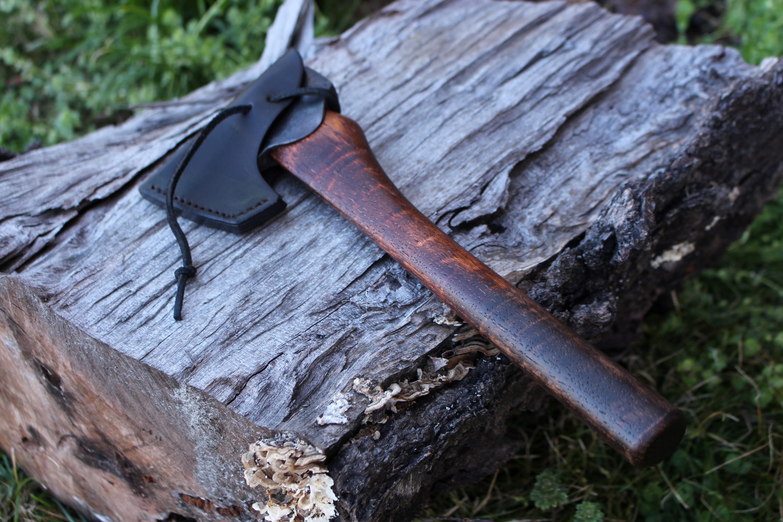 handmade, usa made, usa made axe, hatchet, chopping, wood chopping, outdoor, outdoorsman, survival, backwoodsman, hickory, axe made in america, axes made in the usa, ike bullington, wolf valley forge, valley forge, pack axe, back packing, camping, trail axe, hunting axe, trappers axe, camp axe, bush axe, belt axe, pack axe, leather shoulder rig, chopping axe, leather axe carrier, shoulder sling for axe, carpenter's axe, Wolf Valley Forge, Wolf Valley Forge axe release, Axe Wax, haversack, go back, man purse, man bag, canvas bag, reenactor, reenacting, Trekker Axe, Axe Life