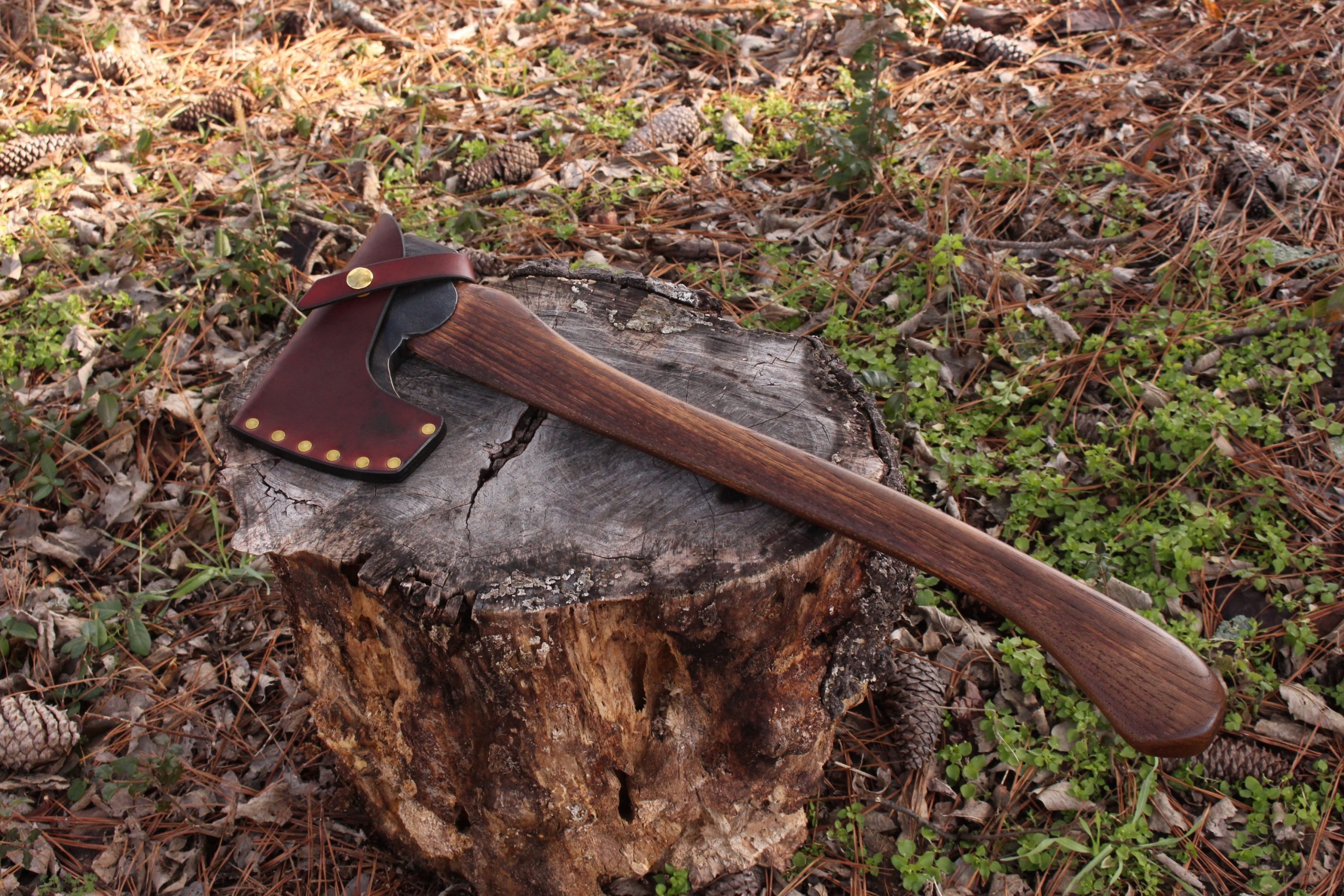 handmade, usa made, usa made axe, hatchet, chopping, wood chopping, outdoor, outdoorsman, survival, backwoodsman, hickory, axe made in america, axes made in the usa, ike bullington, wolf valley forge, valley forge, pack axe, back packing, camping, trail axe, hunting axe, trappers axe, camp axe, bush axe, belt axe, pack axe, leather shoulder rig, chopping axe, leather axe carrier, shoulder sling for axe, carpenter's axe, Wolf Valley Forge, Wolf Valley Forge axe release, Axe Wax, haversack, go back, man purse, man bag, canvas bag, reenactor, reenacting, Trekker Axe, Axe Life