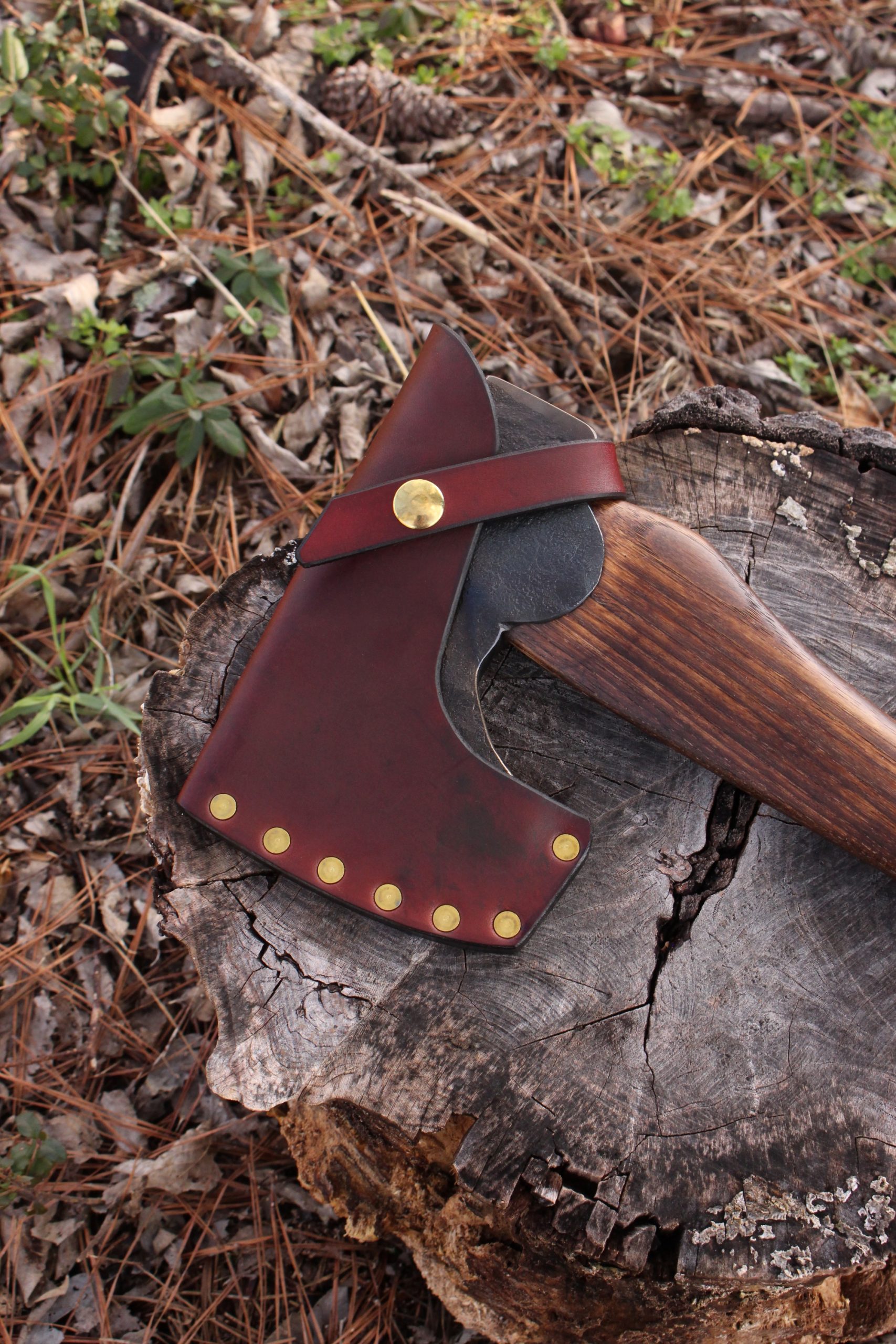 handmade, usa made, usa made axe, hatchet, chopping, wood chopping, outdoor, outdoorsman, survival, backwoodsman, hickory, axe made in america, axes made in the usa, ike bullington, wolf valley forge, valley forge, pack axe, back packing, camping, trail axe, hunting axe, trappers axe, camp axe, bush axe, belt axe, pack axe, leather shoulder rig, chopping axe, leather axe carrier, shoulder sling for axe, carpenter's axe, Wolf Valley Forge, Wolf Valley Forge axe release, Axe Wax, haversack, go back, man purse, man bag, canvas bag, reenactor, reenacting, Trekker Axe, Axe Life