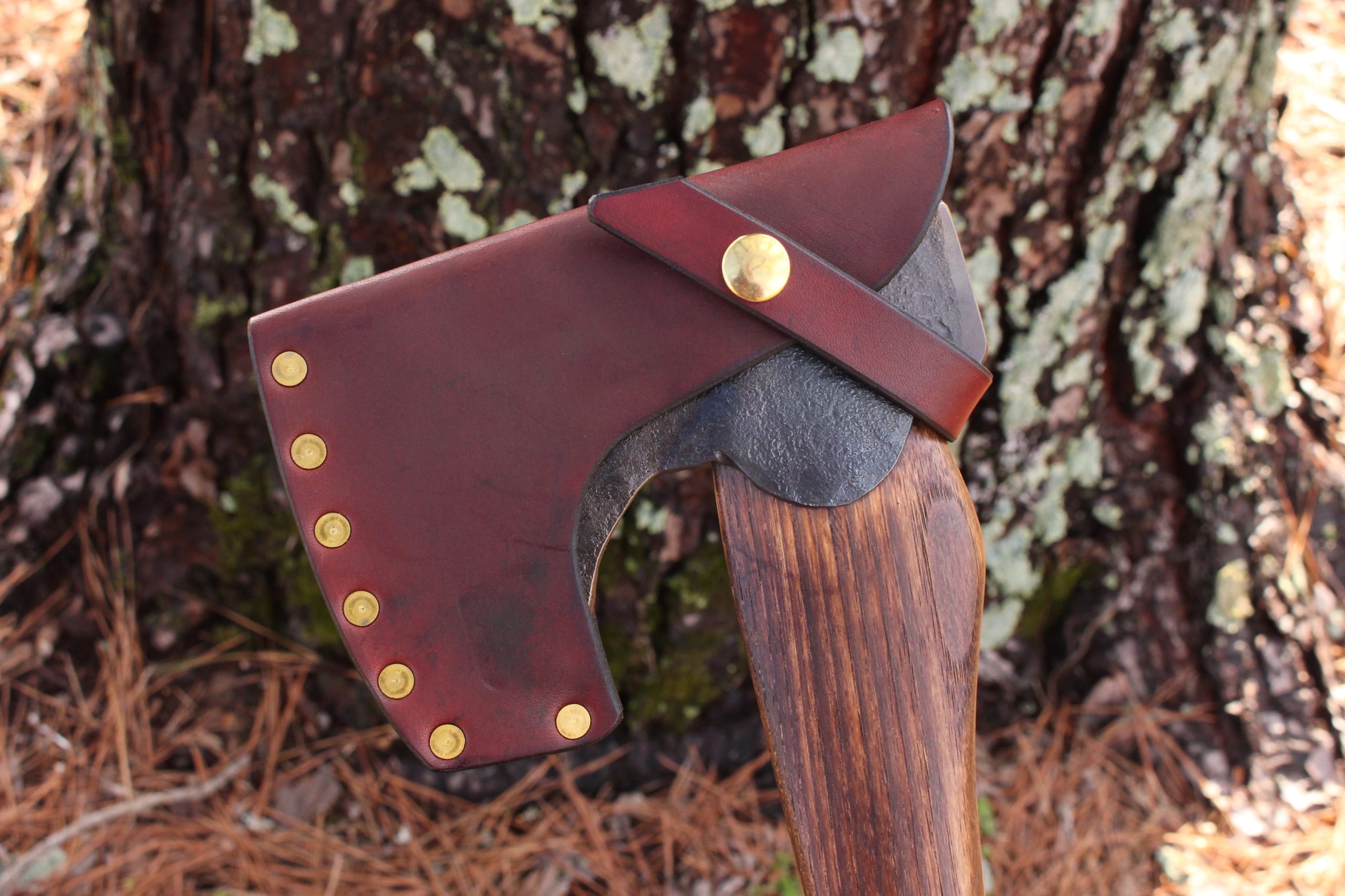 handmade, usa made, usa made axe, hatchet, chopping, wood chopping, outdoor, outdoorsman, survival, backwoodsman, hickory, axe made in america, axes made in the usa, ike bullington, wolf valley forge, valley forge, pack axe, back packing, camping, trail axe, hunting axe, trappers axe, camp axe, bush axe, belt axe, pack axe, leather shoulder rig, chopping axe, leather axe carrier, shoulder sling for axe, carpenter's axe, Wolf Valley Forge, Wolf Valley Forge axe release, Axe Wax, haversack, go back, man purse, man bag, canvas bag, reenactor, reenacting, Trekker Axe, Axe Life