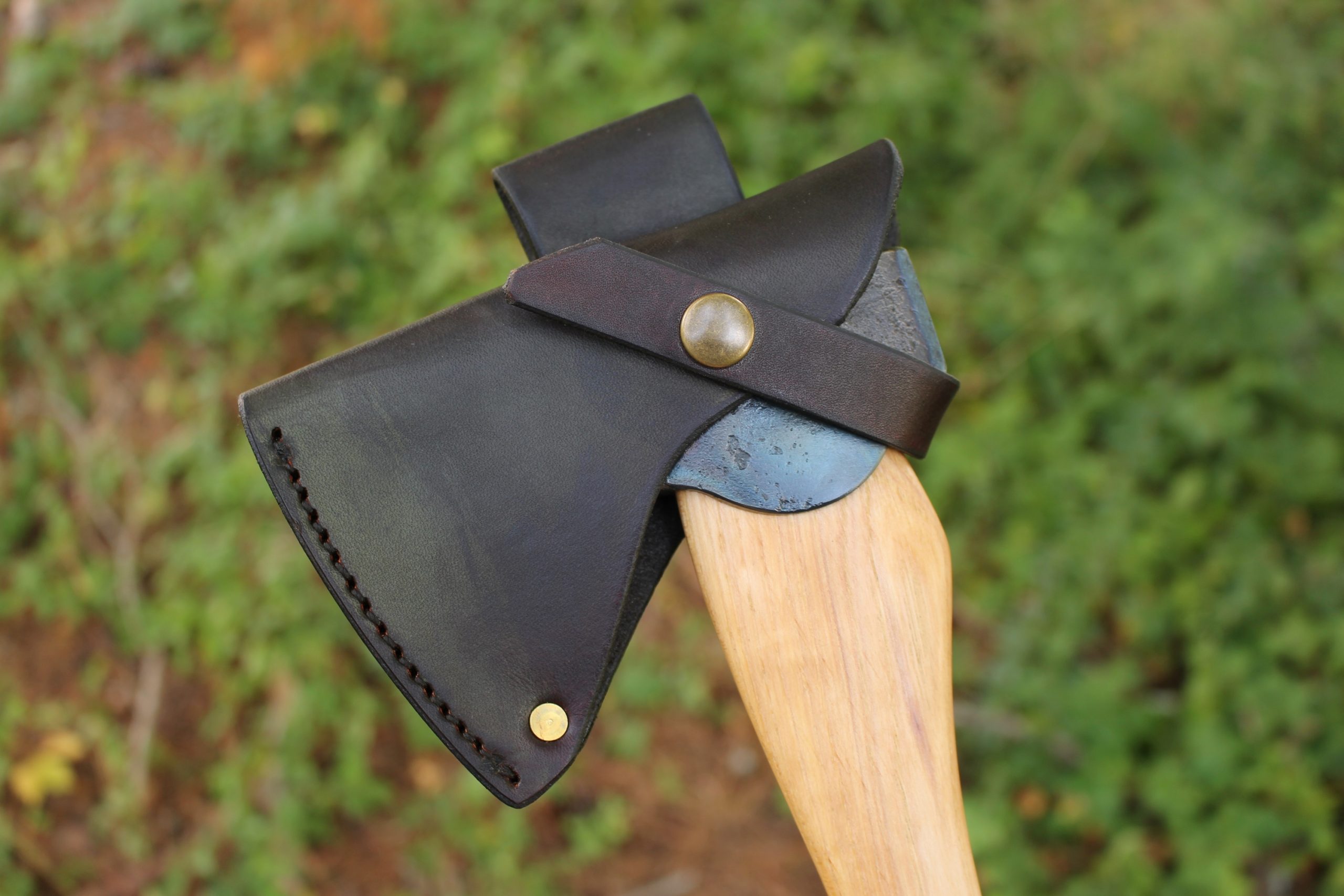 handmade, usa made, usa made axe, hatchet, chopping, wood chopping, outdoor, outdoorsman, survival, backwoodsman, hickory, axe made in america, axes made in the usa, ike bullington, wolf valley forge, valley forge, pack axe, back packing, camping, trail axe, hunting axe, trappers axe, camp axe, bush axe, belt axe, pack axe, leather shoulder rig, chopping axe, leather axe carrier, shoulder sling for axe, carpenter's axe, Wolf Valley Forge, Wolf Valley Forge axe release, Axe Wax, haversack, go back, man purse, man bag, canvas bag, reenactor, reenacting, Trekker Axe, Axe Life