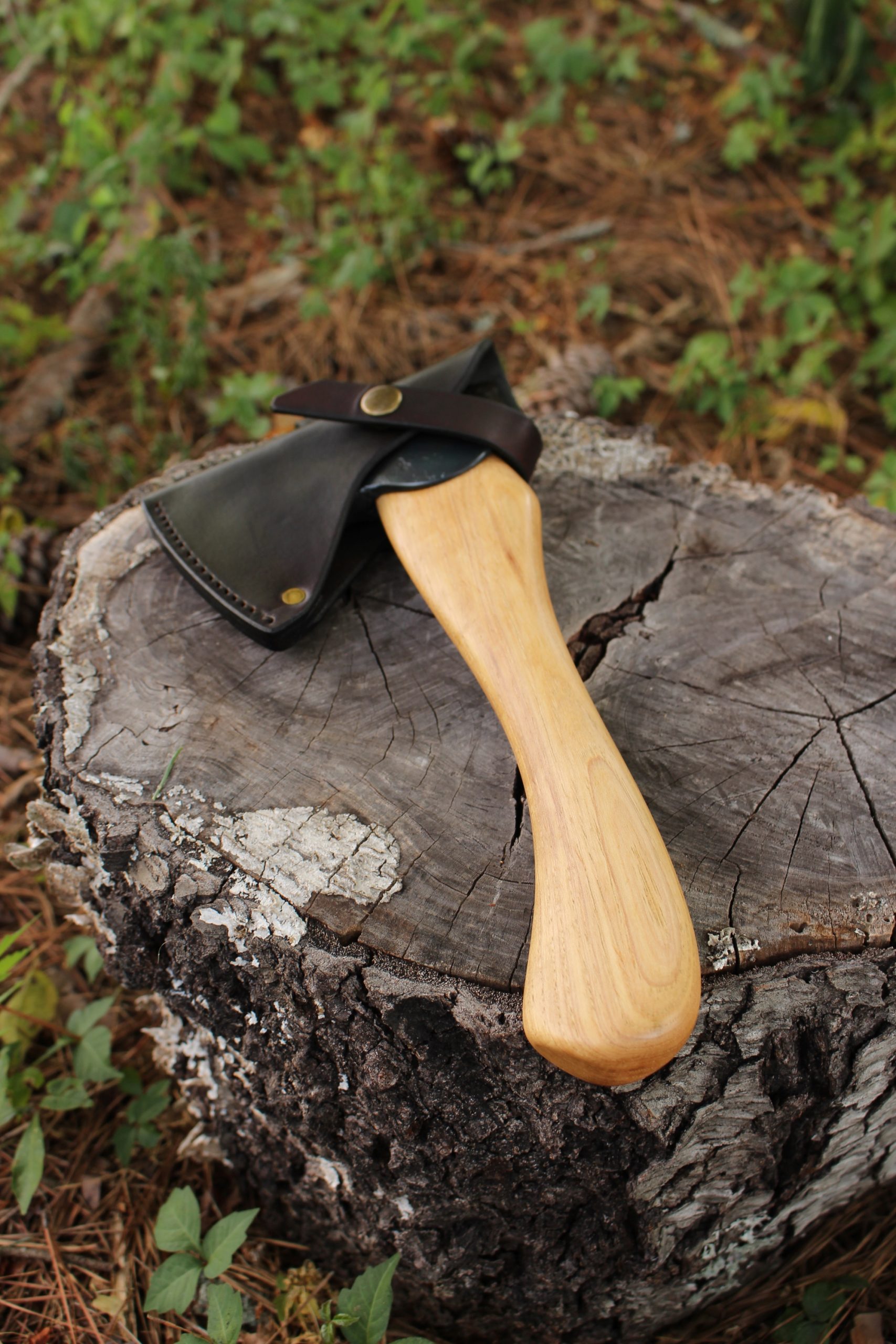 handmade, usa made, usa made axe, hatchet, chopping, wood chopping, outdoor, outdoorsman, survival, backwoodsman, hickory, axe made in america, axes made in the usa, ike bullington, wolf valley forge, valley forge, pack axe, back packing, camping, trail axe, hunting axe, trappers axe, camp axe, bush axe, belt axe, pack axe, leather shoulder rig, chopping axe, leather axe carrier, shoulder sling for axe, carpenter's axe, Wolf Valley Forge, Wolf Valley Forge axe release, Axe Wax, haversack, go back, man purse, man bag, canvas bag, reenactor, reenacting, Trekker Axe, Axe Life