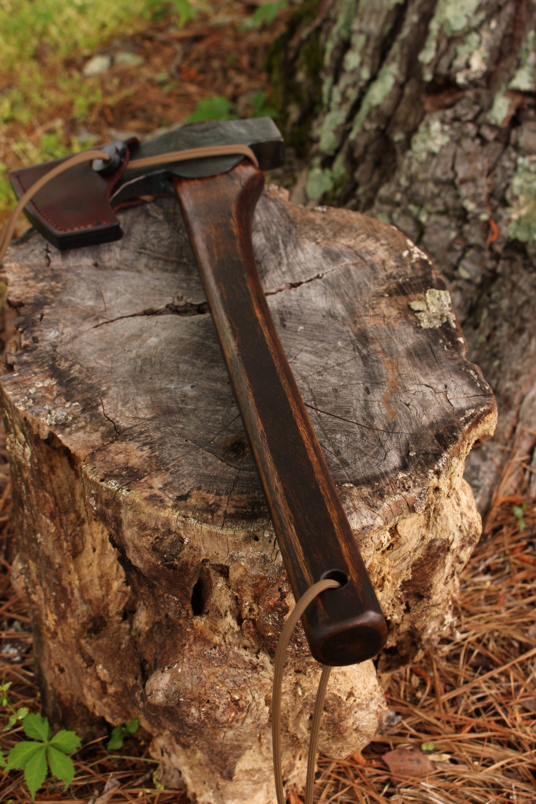 handmade, usa made, usa made axe, hatchet, chopping, wood chopping, outdoor, outdoorsman, survival, backwoodsman, hickory, axe made in america, axes made in the usa, ike bullington, wolf valley forge, valley forge, pack axe, back packing, camping, trail axe, hunting axe, trappers axe, camp axe, bush axe, belt axe, pack axe, leather shoulder rig, chopping axe, leather axe carrier, shoulder sling for axe, carpenter's axe, Wolf Valley Forge, Wolf Valley Forge axe release, Axe Wax, haversack, go back, man purse, man bag, canvas bag, reenactor, reenacting