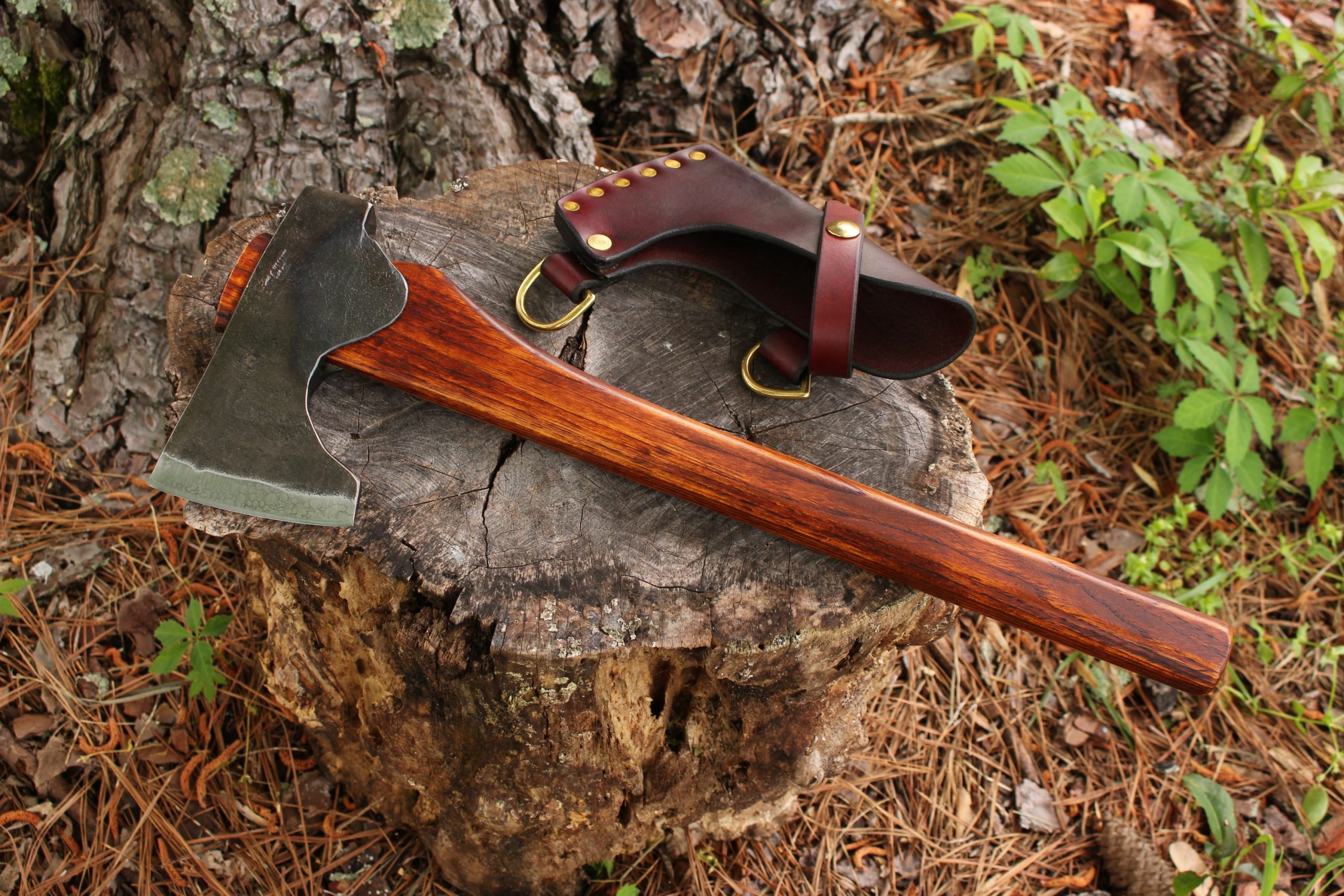 handmade, usa made, usa made axe, hatchet, chopping, wood chopping, outdoor, outdoorsman, survival, backwoodsman, hickory, axe made in america, axes made in the usa, ike bullington, wolf valley forge, valley forge, pack axe, back packing, camping, trail axe, hunting axe, trappers axe, camp axe, bush axe, belt axe, pack axe, leather shoulder rig, chopping axe, leather axe carrier, shoulder sling for axe, carpenter's axe, Wolf Valley Forge, Wolf Valley Forge axe release, Axe Wax, haversack, go back, man purse, man bag, canvas bag, reenactor, reenacting
