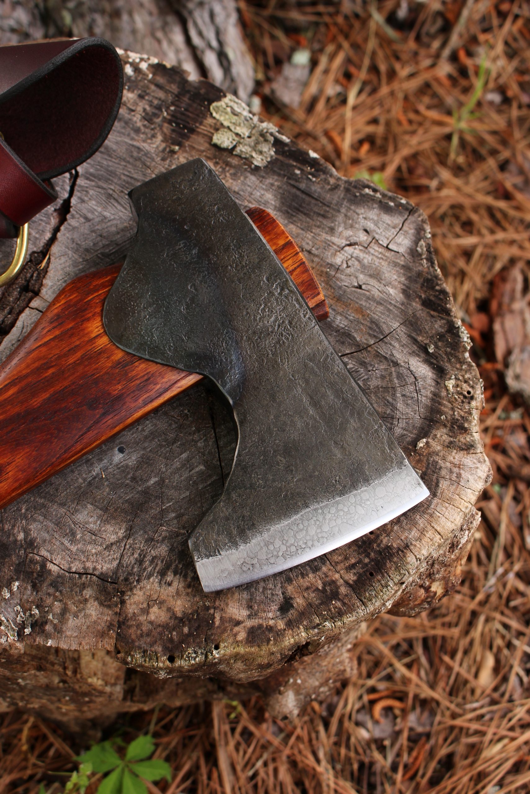 handmade, usa made, usa made axe, hatchet, chopping, wood chopping, outdoor, outdoorsman, survival, backwoodsman, hickory, axe made in america, axes made in the usa, ike bullington, wolf valley forge, valley forge, pack axe, back packing, camping, trail axe, hunting axe, trappers axe, camp axe, bush axe, belt axe, pack axe, leather shoulder rig, chopping axe, leather axe carrier, shoulder sling for axe, carpenter's axe, Wolf Valley Forge, Wolf Valley Forge axe release, Axe Wax, haversack, go back, man purse, man bag, canvas bag, reenactor, reenacting