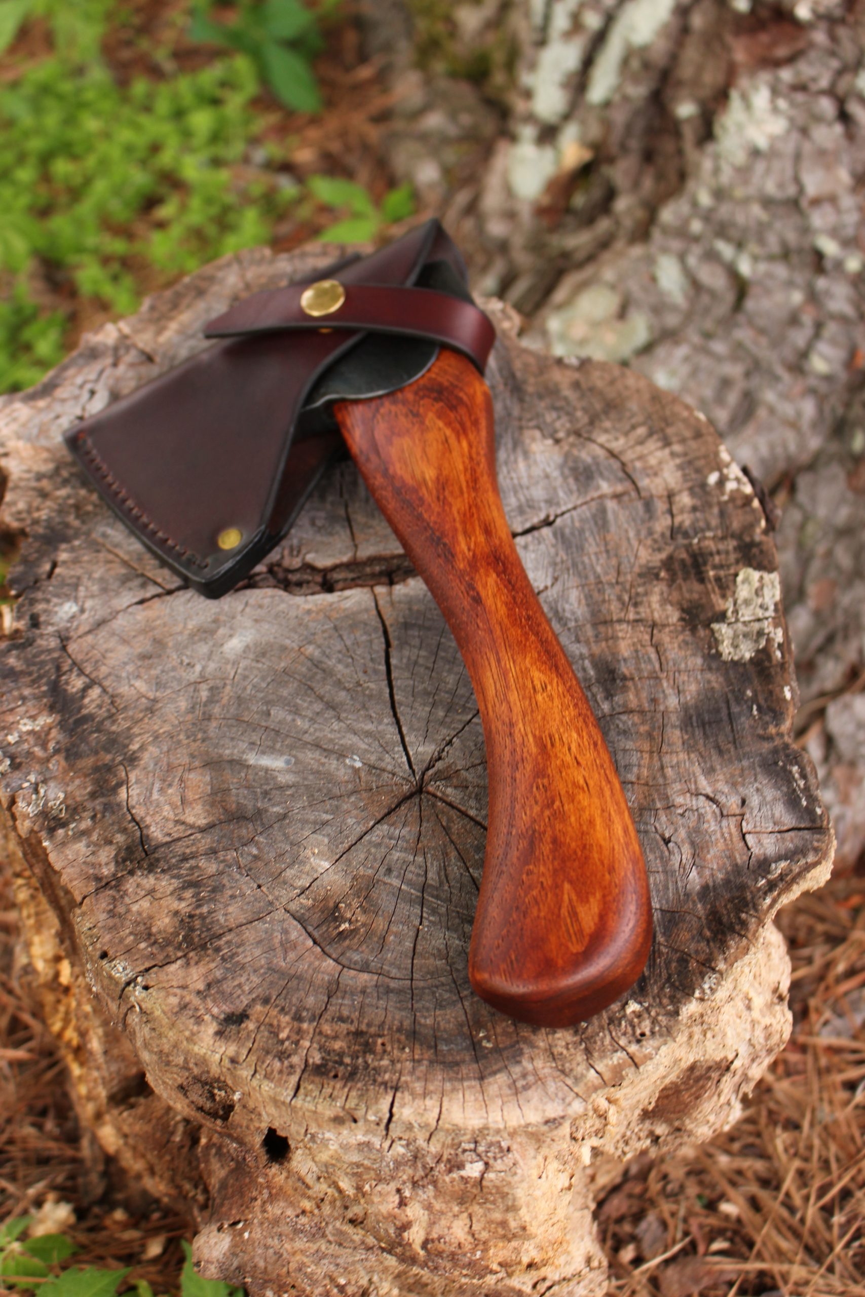 handmade, usa made, usa made axe, hatchet, chopping, wood chopping, outdoor, outdoorsman, survival, backwoodsman, hickory, axe made in america, axes made in the usa, ike bullington, wolf valley forge, valley forge, pack axe, back packing, camping, trail axe, hunting axe, trappers axe, camp axe, bush axe, belt axe, pack axe, leather shoulder rig, chopping axe, leather axe carrier, shoulder sling for axe, carpenter's axe, Wolf Valley Forge, Wolf Valley Forge axe release, Axe Wax, haversack, go back, man purse, man bag, canvas bag, reenactor, reenacting