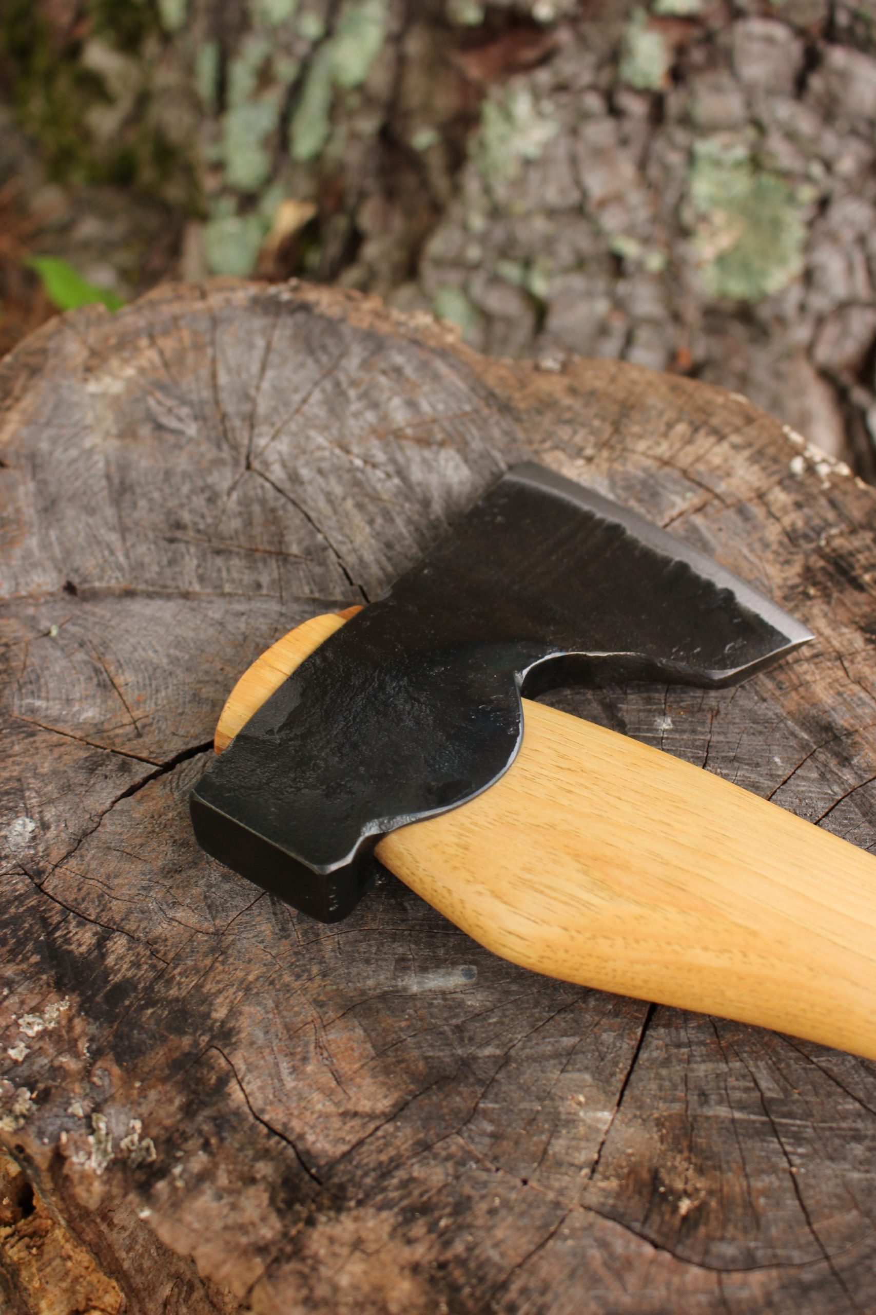 handmade, usa made, usa made axe, hatchet, chopping, wood chopping, outdoor, outdoorsman, survival, backwoodsman, hickory, axe made in america, axes made in the usa, ike bullington, wolf valley forge, valley forge, pack axe, back packing, camping, trail axe, hunting axe, trappers axe, camp axe, bush axe, belt axe, pack axe, leather shoulder rig, chopping axe, leather axe carrier, shoulder sling for axe, carpenter's axe, Wolf Valley Forge, Wolf Valley Forge axe release, Axe Wax, haversack, go back, man purse, man bag, canvas bag, reenactor, reenacting
