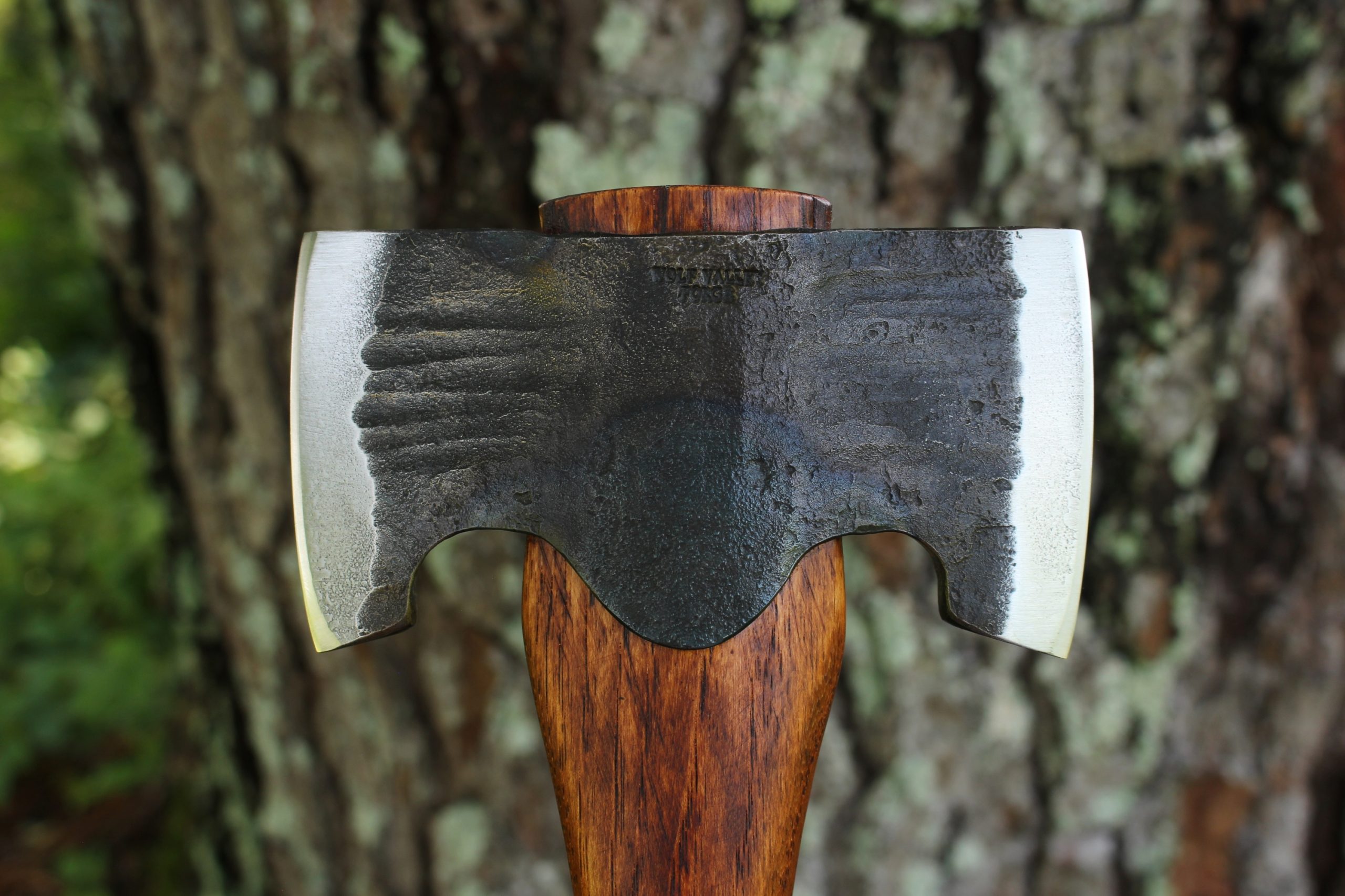 handmade, usa made, usa made axe, hatchet, chopping, wood chopping, outdoor, outdoorsman, survival, backwoodsman, hickory, axe made in america, axes made in the usa, ike bullington, wolf valley forge, valley forge, pack axe, back packing, camping, trail axe, hunting axe, trappers axe, camp axe, bush axe, belt axe, pack axe, leather shoulder rig, chopping axe, leather axe carrier, shoulder sling for axe, carpenter's axe, Wolf Valley Forge, Wolf Valley Forge axe release, Axe Wax, haversack, go back, man purse, man bag, canvas bag, reenactor, reenacting