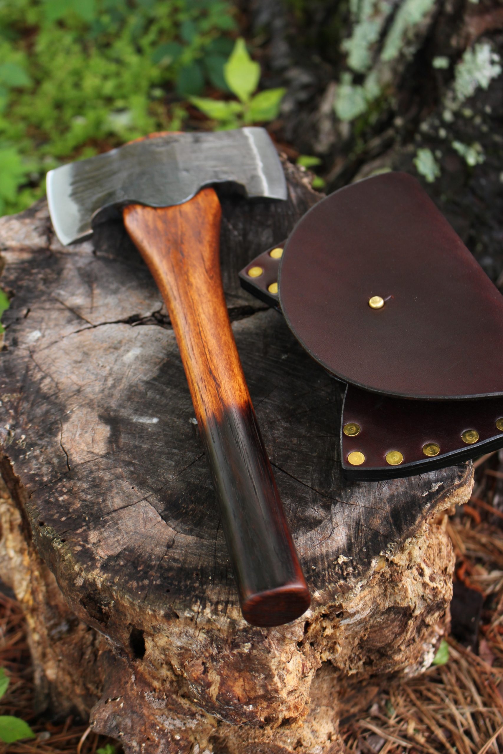 handmade, usa made, usa made axe, hatchet, chopping, wood chopping, outdoor, outdoorsman, survival, backwoodsman, hickory, axe made in america, axes made in the usa, ike bullington, wolf valley forge, valley forge, pack axe, back packing, camping, trail axe, hunting axe, trappers axe, camp axe, bush axe, belt axe, pack axe, leather shoulder rig, chopping axe, leather axe carrier, shoulder sling for axe, carpenter's axe, Wolf Valley Forge, Wolf Valley Forge axe release, Axe Wax, haversack, go back, man purse, man bag, canvas bag, reenactor, reenacting