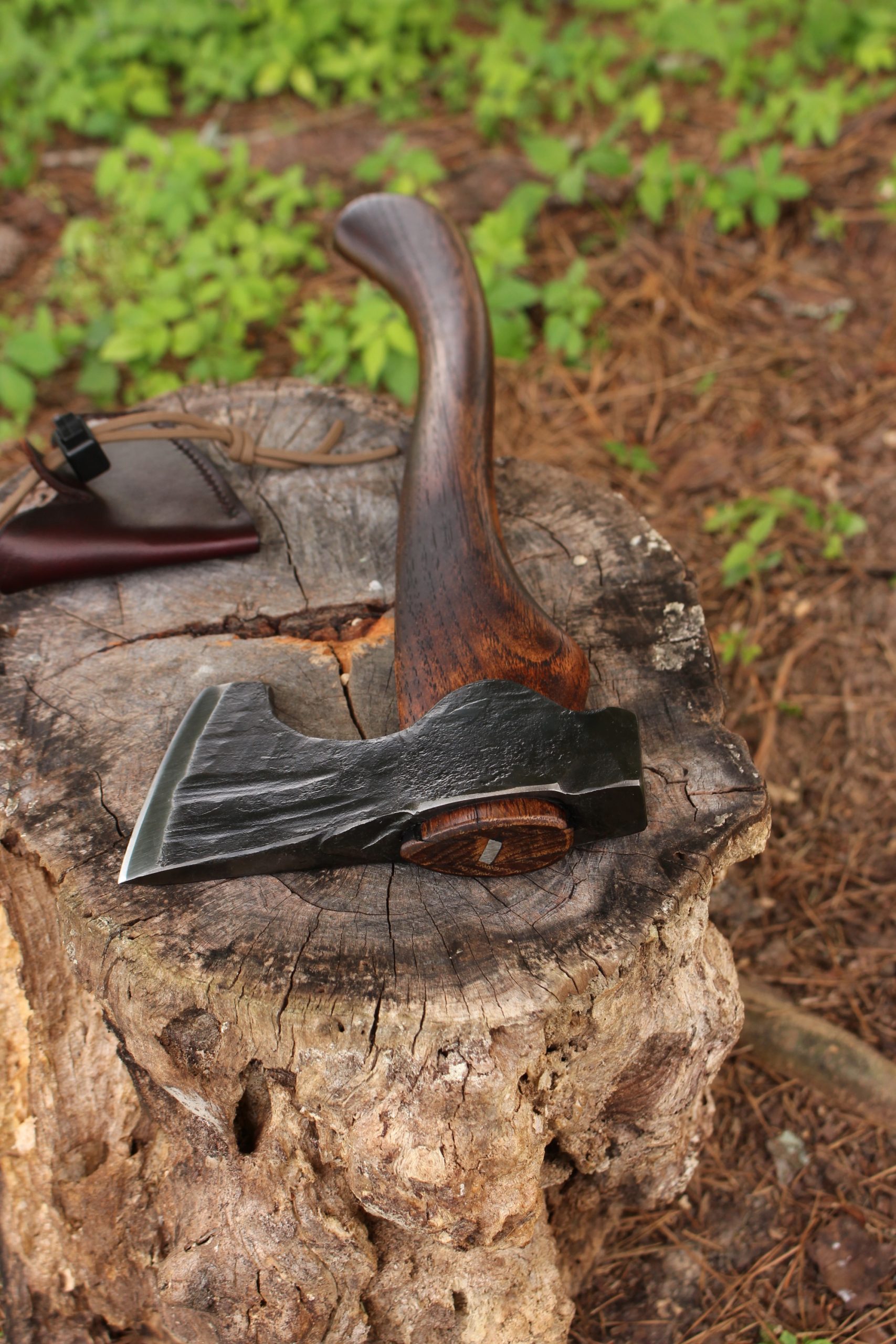 handmade, usa made, usa made axe, hatchet, chopping, wood chopping, outdoor, outdoorsman, survival, backwoodsman, hickory, axe made in america, axes made in the usa, ike bullington, wolf valley forge, valley forge, pack axe, back packing, camping, trail axe, hunting axe, trappers axe, camp axe, bush axe, belt axe, pack axe, leather shoulder rig, chopping axe, leather axe carrier, shoulder sling for axe, carpenter's axe, Wolf Valley Forge, Wolf Valley Forge axe release, Axe Wax, haversack, go back, man purse, man bag, canvas bag, reenactor, reenacting, Trekker Axe, Axe Life