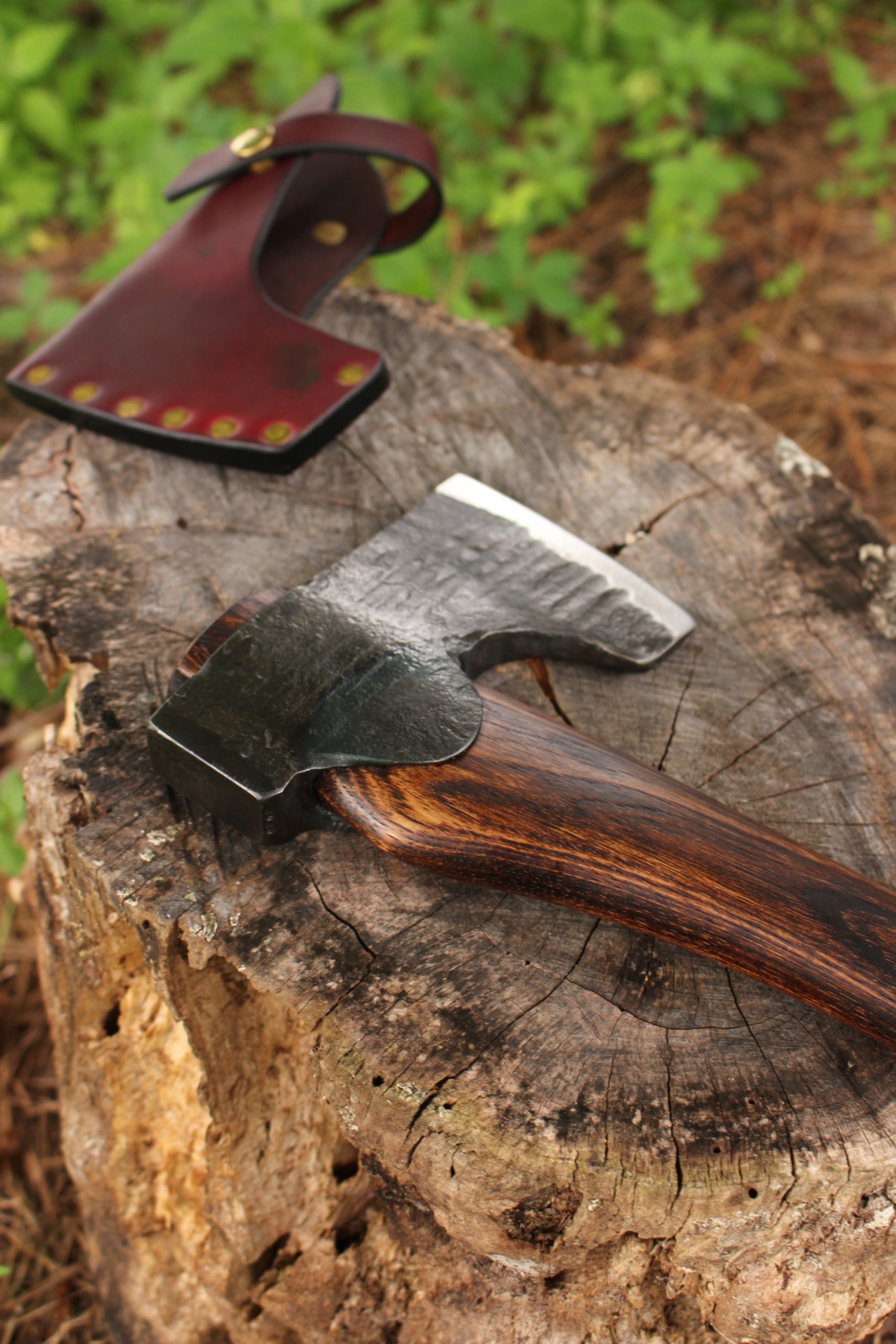 handmade, usa made, usa made axe, hatchet, chopping, wood chopping, outdoor, outdoorsman, survival, backwoodsman, hickory, axe made in america, axes made in the usa, ike bullington, wolf valley forge, valley forge, pack axe, back packing, camping, trail axe, hunting axe, trappers axe, camp axe, bush axe, belt axe, pack axe, leather shoulder rig, chopping axe, leather axe carrier, shoulder sling for axe, carpenter's axe, Wolf Valley Forge, Wolf Valley Forge axe release, Axe Wax, haversack, go back, man purse, man bag, canvas bag, reenactor, reenacting