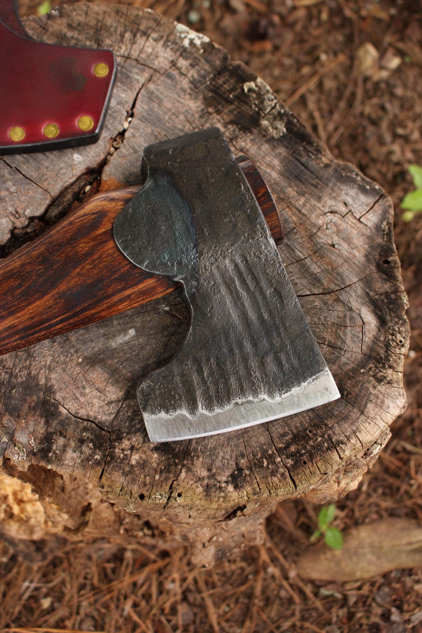 handmade, usa made, usa made axe, hatchet, chopping, wood chopping, outdoor, outdoorsman, survival, backwoodsman, hickory, axe made in america, axes made in the usa, ike bullington, wolf valley forge, valley forge, pack axe, back packing, camping, trail axe, hunting axe, trappers axe, camp axe, bush axe, belt axe, pack axe, leather shoulder rig, chopping axe, leather axe carrier, shoulder sling for axe, carpenter's axe, Wolf Valley Forge, Wolf Valley Forge axe release, Axe Wax, haversack, go back, man purse, man bag, canvas bag, reenactor, reenacting