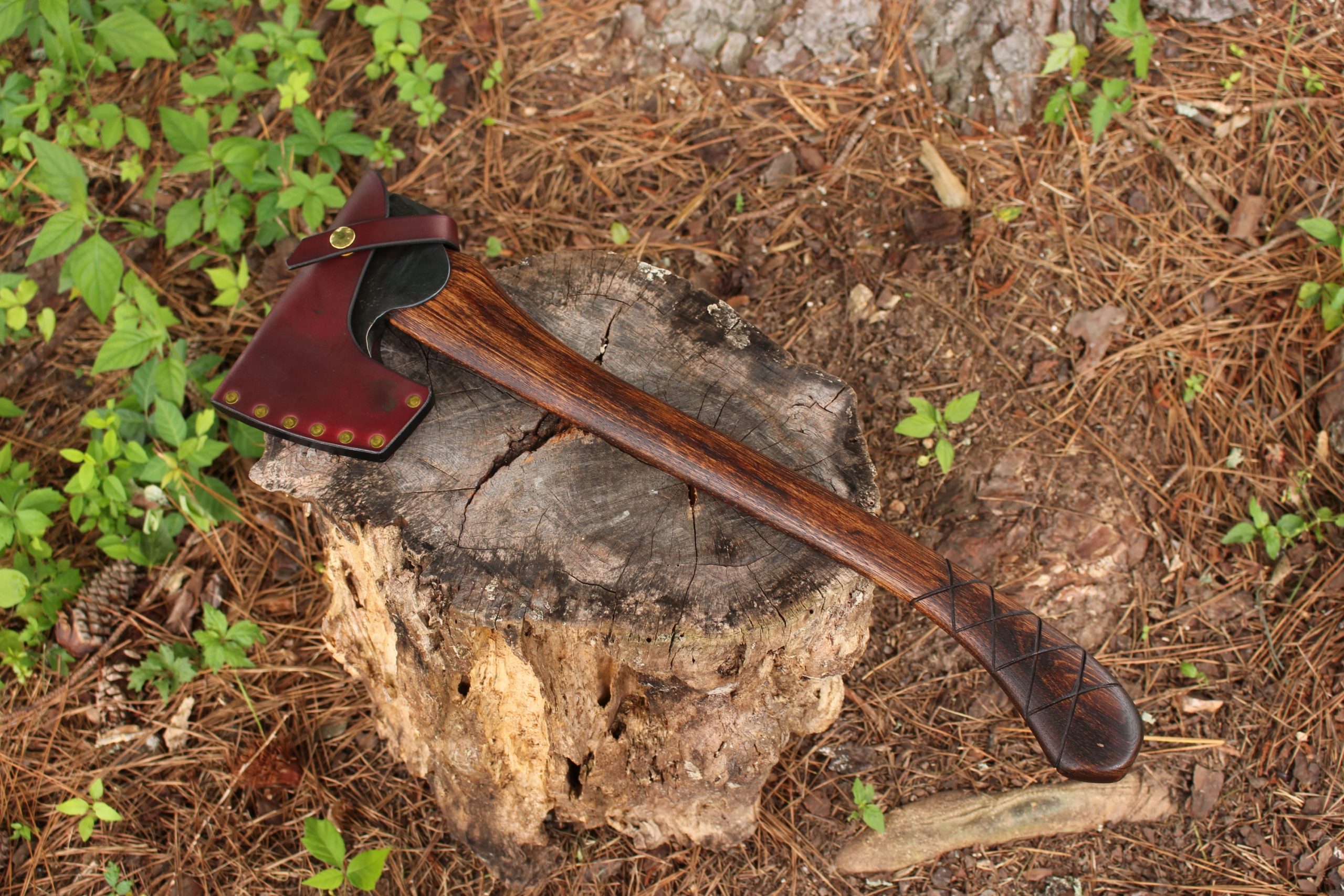 handmade, usa made, usa made axe, hatchet, chopping, wood chopping, outdoor, outdoorsman, survival, backwoodsman, hickory, axe made in america, axes made in the usa, ike bullington, wolf valley forge, valley forge, pack axe, back packing, camping, trail axe, hunting axe, trappers axe, camp axe, bush axe, belt axe, pack axe, leather shoulder rig, chopping axe, leather axe carrier, shoulder sling for axe, carpenter's axe, Wolf Valley Forge, Wolf Valley Forge axe release, Axe Wax, haversack, go back, man purse, man bag, canvas bag, reenactor, reenacting