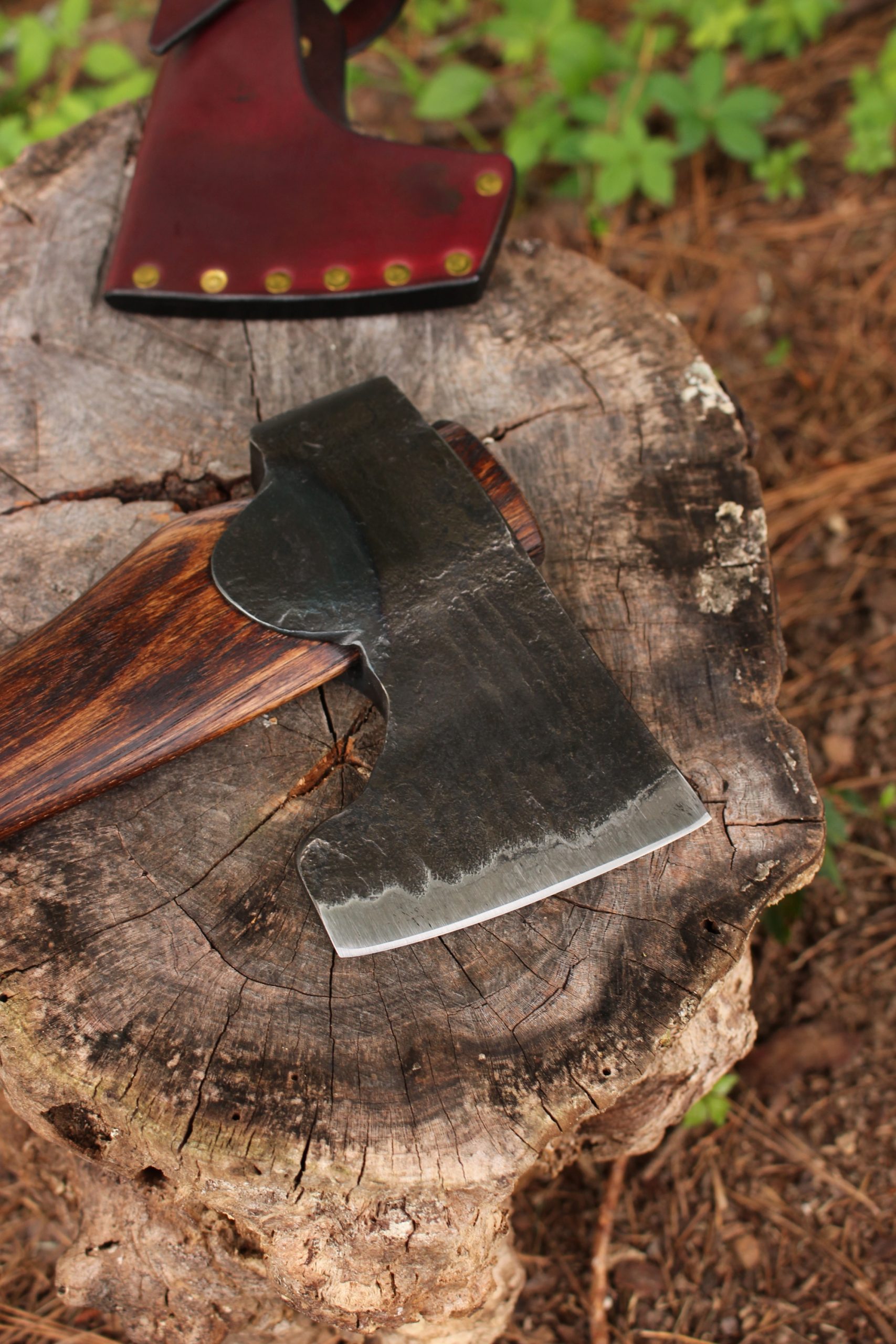 handmade, usa made, usa made axe, hatchet, chopping, wood chopping, outdoor, outdoorsman, survival, backwoodsman, hickory, axe made in america, axes made in the usa, ike bullington, wolf valley forge, valley forge, pack axe, back packing, camping, trail axe, hunting axe, trappers axe, camp axe, bush axe, belt axe, pack axe, leather shoulder rig, chopping axe, leather axe carrier, shoulder sling for axe, carpenter's axe, Wolf Valley Forge, Wolf Valley Forge axe release, Axe Wax, haversack, go back, man purse, man bag, canvas bag, reenactor, reenacting
