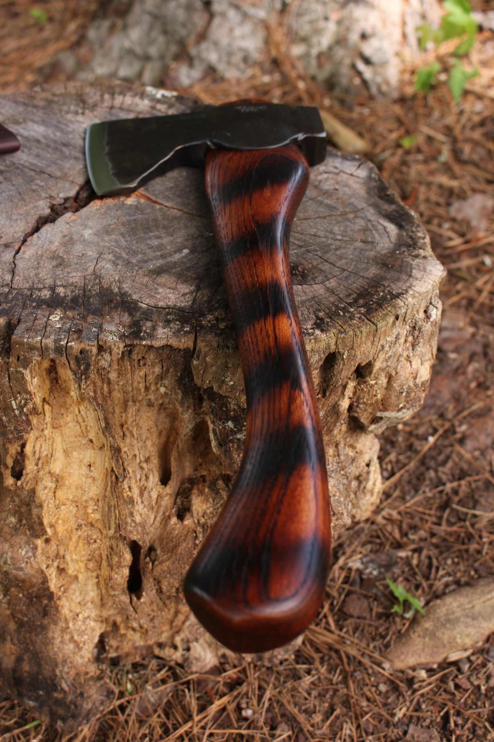 handmade, usa made, usa made axe, hatchet, chopping, wood chopping, outdoor, outdoorsman, survival, backwoodsman, hickory, axe made in america, axes made in the usa, ike bullington, wolf valley forge, valley forge, pack axe, back packing, camping, trail axe, hunting axe, trappers axe, camp axe, bush axe, belt axe, pack axe, leather shoulder rig, chopping axe, leather axe carrier, shoulder sling for axe, carpenter's axe, Wolf Valley Forge, Wolf Valley Forge axe release, Axe Wax, haversack, go back, man purse, man bag, canvas bag, reenactor, reenacting