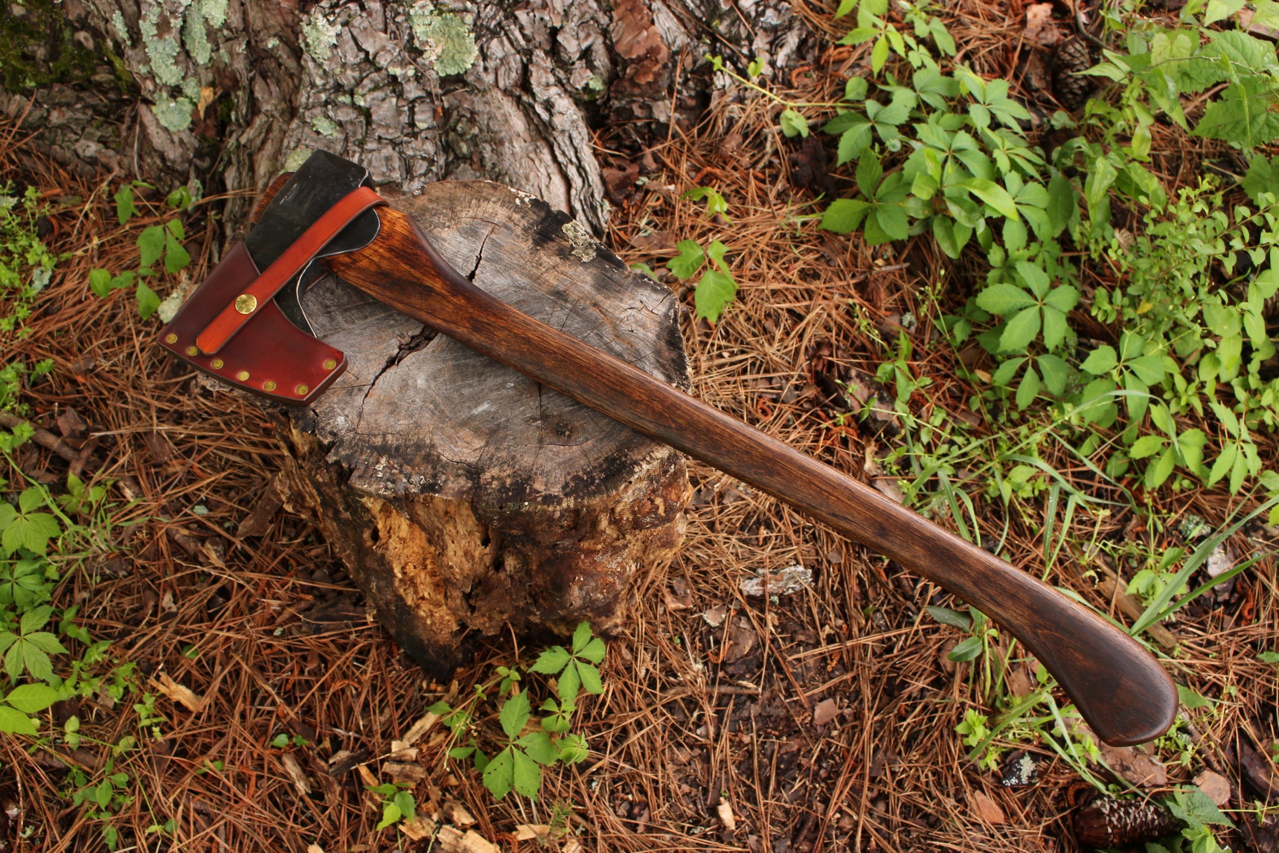 handmade, usa made, usa made axe, hatchet, chopping, wood chopping, outdoor, outdoorsman, survival, backwoodsman, hickory, axe made in america, axes made in the usa, ike bullington, wolf valley forge, valley forge, pack axe, back packing, camping, trail axe, hunting axe, trappers axe, camp axe, bush axe, belt axe, pack axe, leather shoulder rig, chopping axe, leather axe carrier, shoulder sling for axe, carpenter's axe, Wolf Valley Forge, Wolf Valley Forge axe release, Axe Wax, haversack, go bag, man purse, man bag, canvas bag, reenactor, reenacting, Trekker Axe, Axe Life