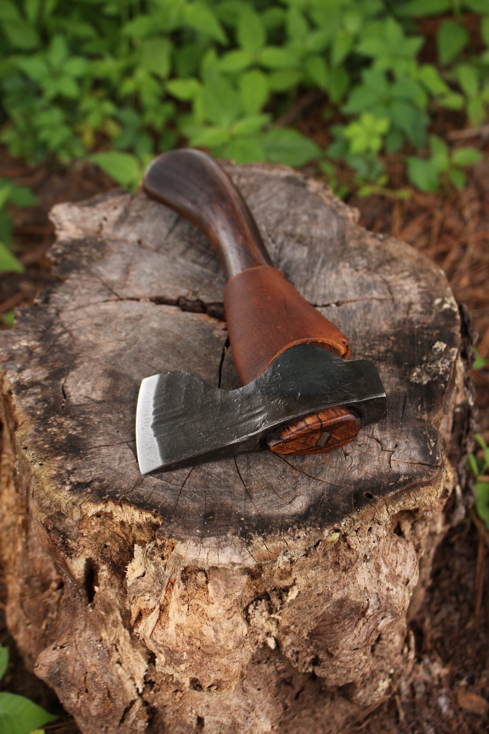 handmade, usa made, usa made axe, hatchet, chopping, wood chopping, outdoor, outdoorsman, survival, backwoodsman, hickory, axe made in america, axes made in the usa, ike bullington, wolf valley forge, valley forge, pack axe, back packing, camping, trail axe, hunting axe, trappers axe, camp axe, bush axe, belt axe, pack axe, leather shoulder rig, chopping axe, leather axe carrier, shoulder sling for axe, carpenter's axe, Wolf Valley Forge, Wolf Valley Forge axe release, Axe Wax, haversack, go bag, man purse, man bag, canvas bag, reenactor, reenacting, Trekker Axe, Axe Life