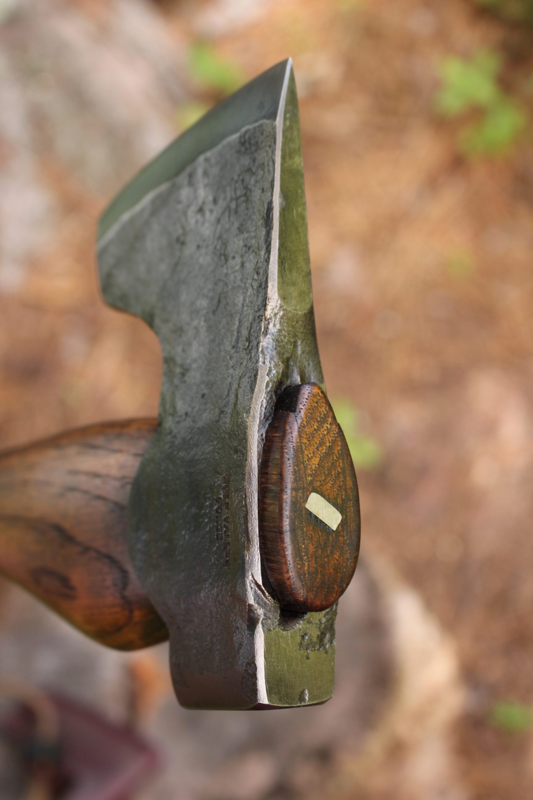 handmade, usa made, usa made axe, hatchet, chopping, wood chopping, outdoor, outdoorsman, survival, backwoodsman, hickory, axe made in america, axes made in the usa, ike bullington, wolf valley forge, valley forge, pack axe, back packing, camping, trail axe, hunting axe, trappers axe, camp axe, bush axe, belt axe, pack axe, leather shoulder rig, chopping axe, leather axe carrier, shoulder sling for axe, carpenter's axe, Wolf Valley Forge, Wolf Valley Forge axe release, Axe Wax, haversack, go bag, man purse, man bag, canvas bag, reenactor, reenacting, Trekker Axe, Axe Life