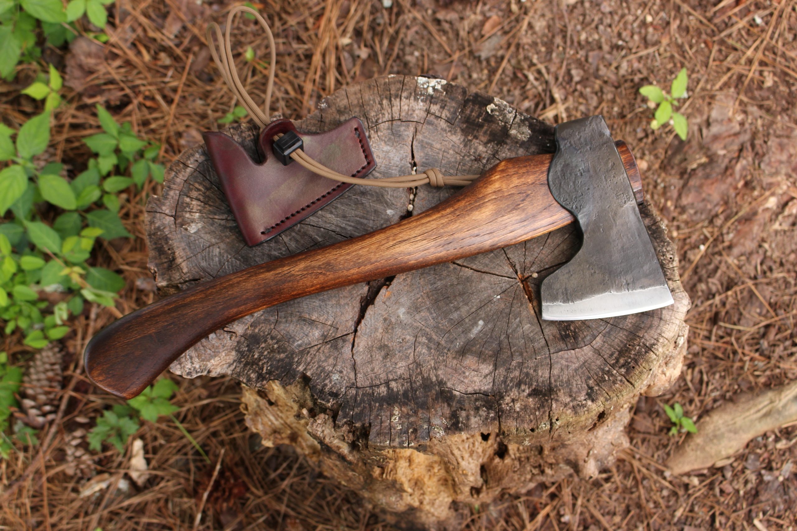 handmade, usa made, usa made axe, hatchet, chopping, wood chopping, outdoor, outdoorsman, survival, backwoodsman, hickory, axe made in america, axes made in the usa, ike bullington, wolf valley forge, valley forge, pack axe, back packing, camping, trail axe, hunting axe, trappers axe, camp axe, bush axe, belt axe, pack axe, leather shoulder rig, chopping axe, leather axe carrier, shoulder sling for axe, carpenter's axe, Wolf Valley Forge, Wolf Valley Forge axe release, Axe Wax, haversack, go bag, man purse, man bag, canvas bag, reenactor, reenacting, Trekker Axe, Axe Life