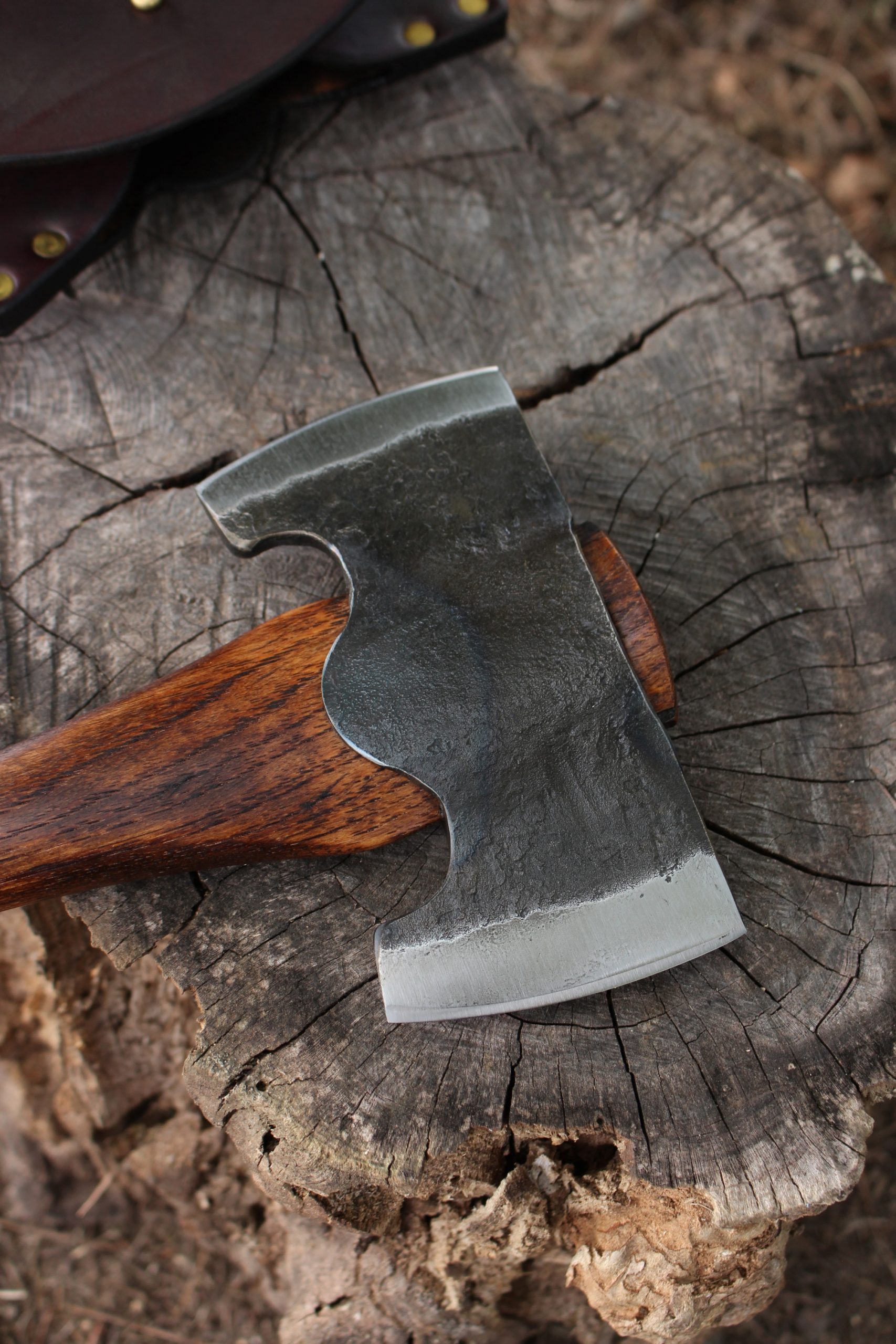 handmade, usa made, usa made axe, hatchet, chopping, wood chopping, outdoor, outdoorsman, survival, backwoodsman, hickory, axe made in america, axes made in the usa, ike bullington, wolf valley forge, valley forge, pack axe, back packing, camping, trail axe, hunting axe, trappers axe, camp axe, bush axe, belt axe, pack axe, leather shoulder rig, chopping axe, leather axe carrier, shoulder sling for axe, carpenter's axe, Wolf Valley Forge, Wolf Valley Forge axe release, Axe Wax, haversack, go bag, man purse, man bag, canvas bag, reenactor, reenacting, Trekker Axe, Axe Life