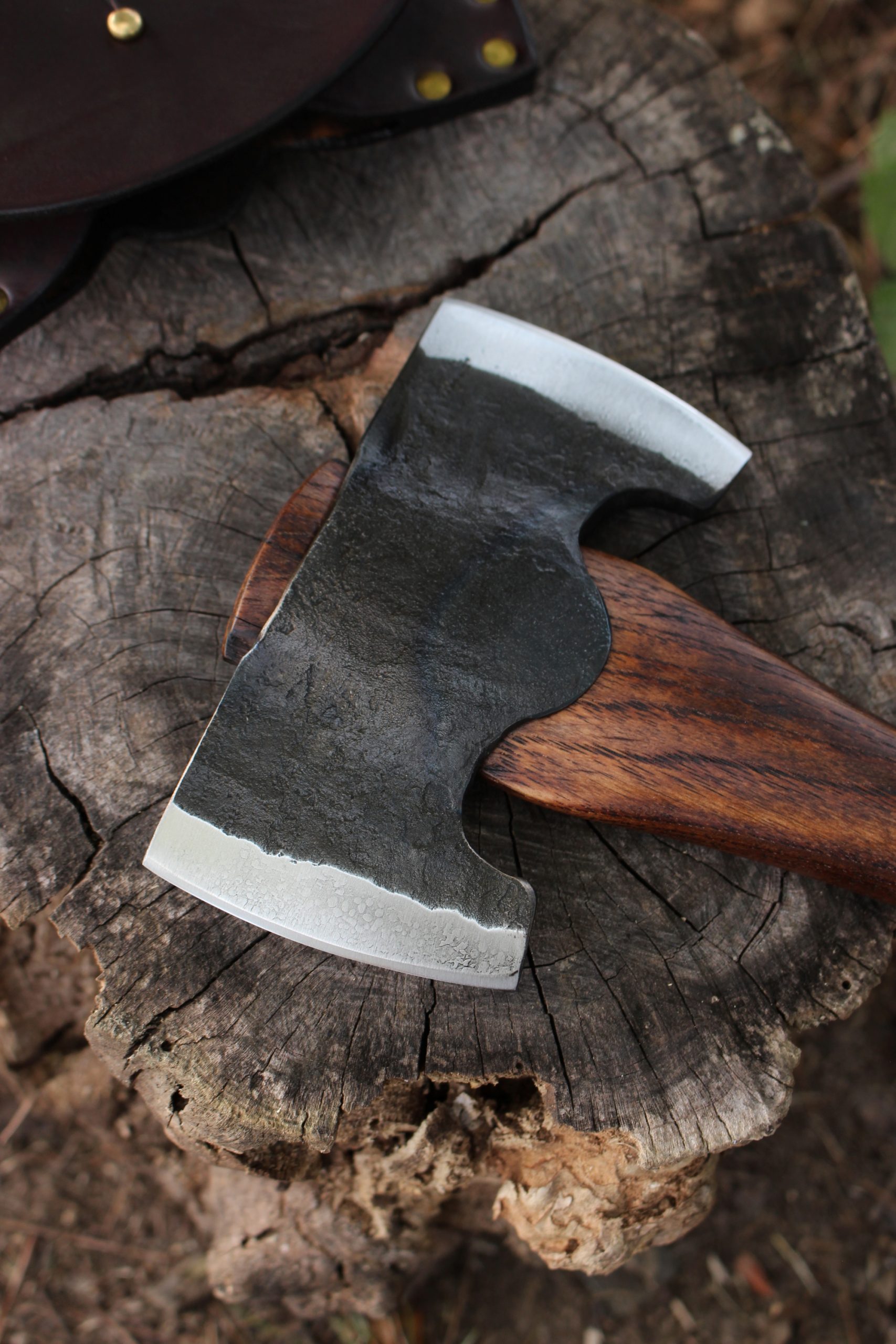 handmade, usa made, usa made axe, hatchet, chopping, wood chopping, outdoor, outdoorsman, survival, backwoodsman, hickory, axe made in america, axes made in the usa, ike bullington, wolf valley forge, valley forge, pack axe, back packing, camping, trail axe, hunting axe, trappers axe, camp axe, bush axe, belt axe, pack axe, leather shoulder rig, chopping axe, leather axe carrier, shoulder sling for axe, carpenter's axe, Wolf Valley Forge, Wolf Valley Forge axe release, Axe Wax, haversack, go bag, man purse, man bag, canvas bag, reenactor, reenacting, Trekker Axe, Axe Life