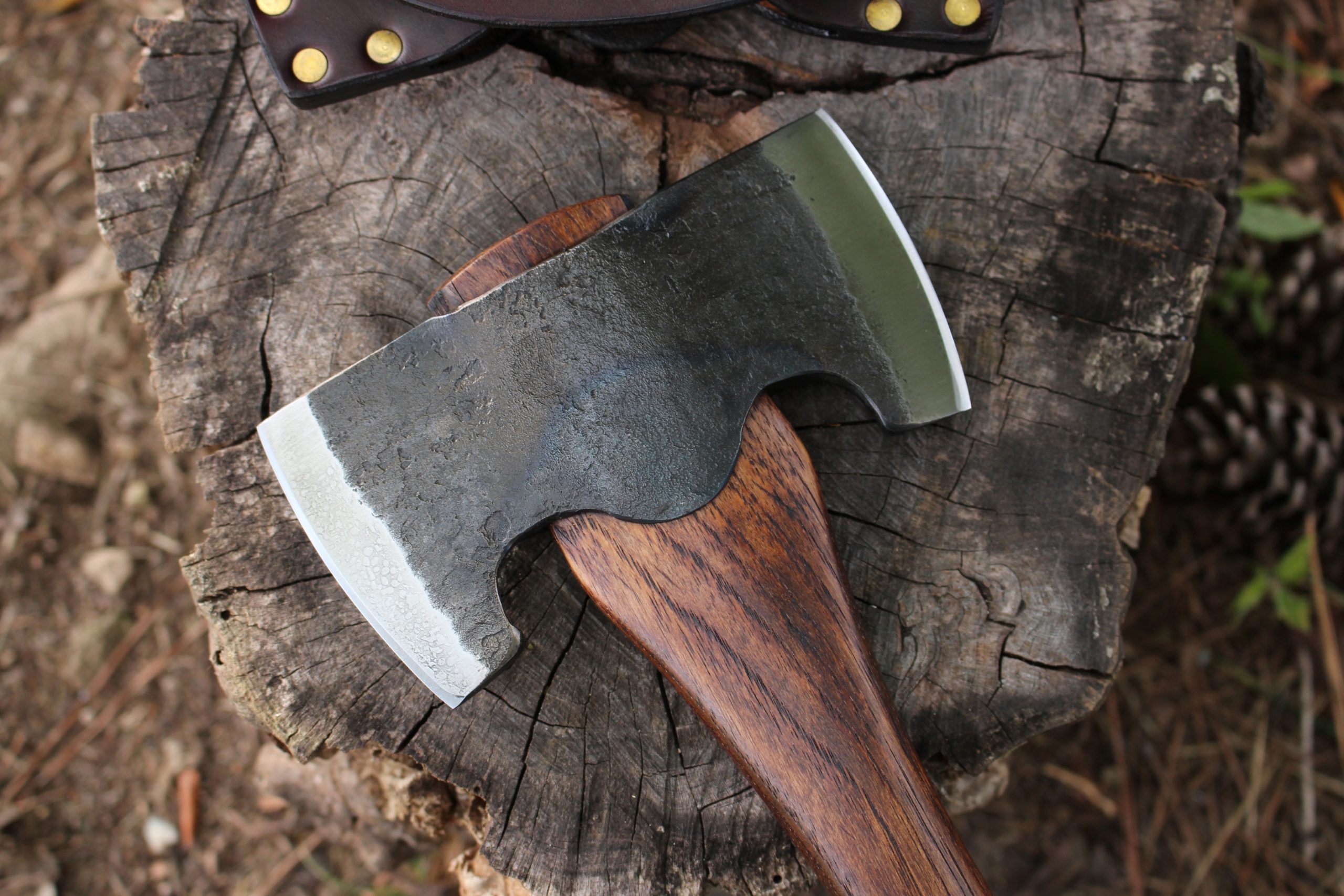 handmade, usa made, usa made axe, hatchet, chopping, wood chopping, outdoor, outdoorsman, survival, backwoodsman, hickory, axe made in america, axes made in the usa, ike bullington, wolf valley forge, valley forge, pack axe, back packing, camping, trail axe, hunting axe, trappers axe, camp axe, bush axe, belt axe, pack axe, leather shoulder rig, chopping axe, leather axe carrier, shoulder sling for axe, carpenter's axe, Wolf Valley Forge, Wolf Valley Forge axe release, Axe Wax, haversack, go bag, man purse, man bag, canvas bag, reenactor, reenacting, Trekker Axe, Axe Life