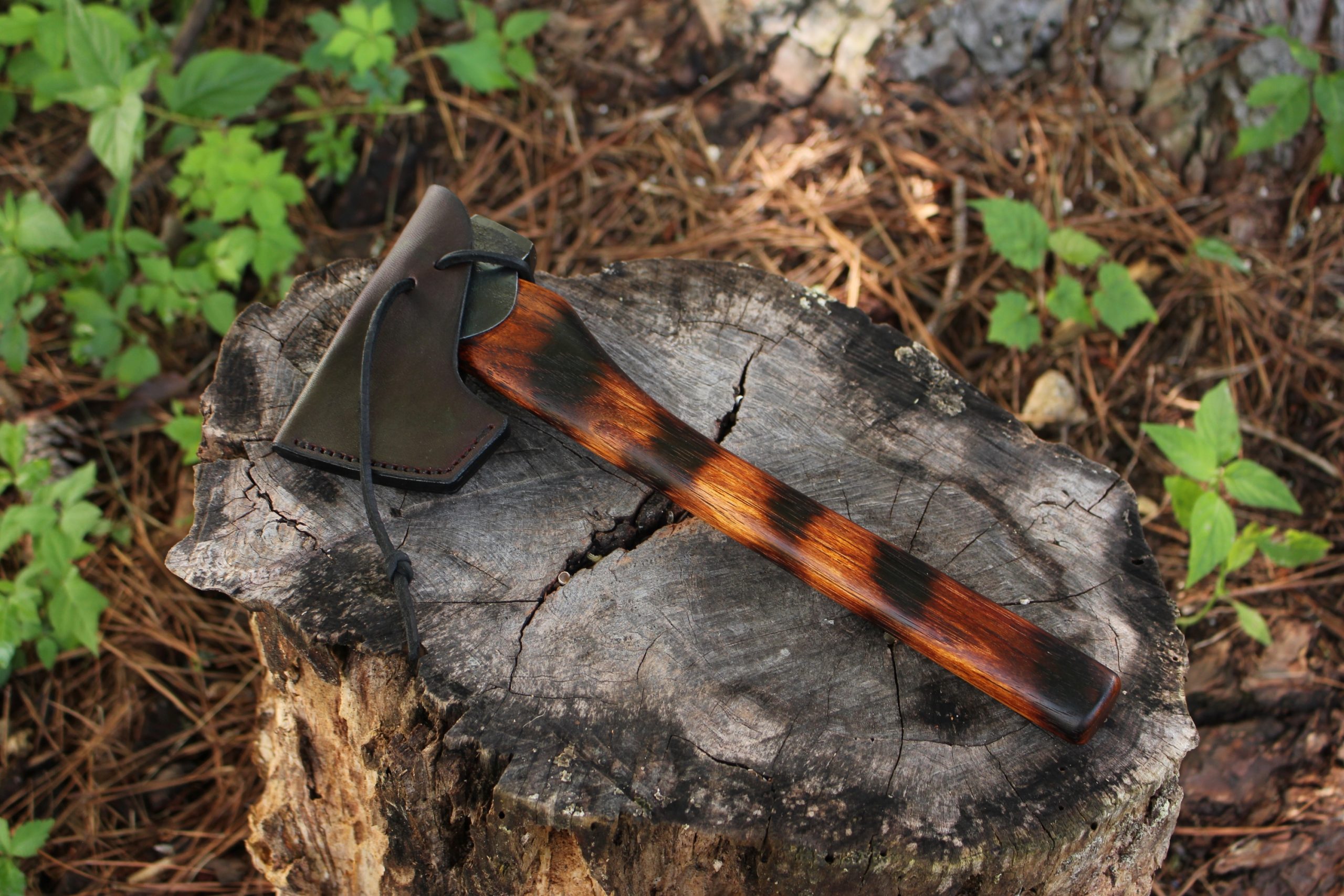 handmade, usa made, usa made axe, hatchet, chopping, wood chopping, outdoor, outdoorsman, survival, backwoodsman, hickory, axe made in amera, axes made in the usa, ike bullington, wolf valley forge, valley forge, pack axe, back packing, camping, trail axe, hunting axe, trappers axe, camp axe, bush axe, belt axe, pack axe, leather shoulder rig, chopping axe, leather axe carrier, shoulder sling for axe, Carpenter's Axe, New Wolf Valley Forge Axe Release, WVF