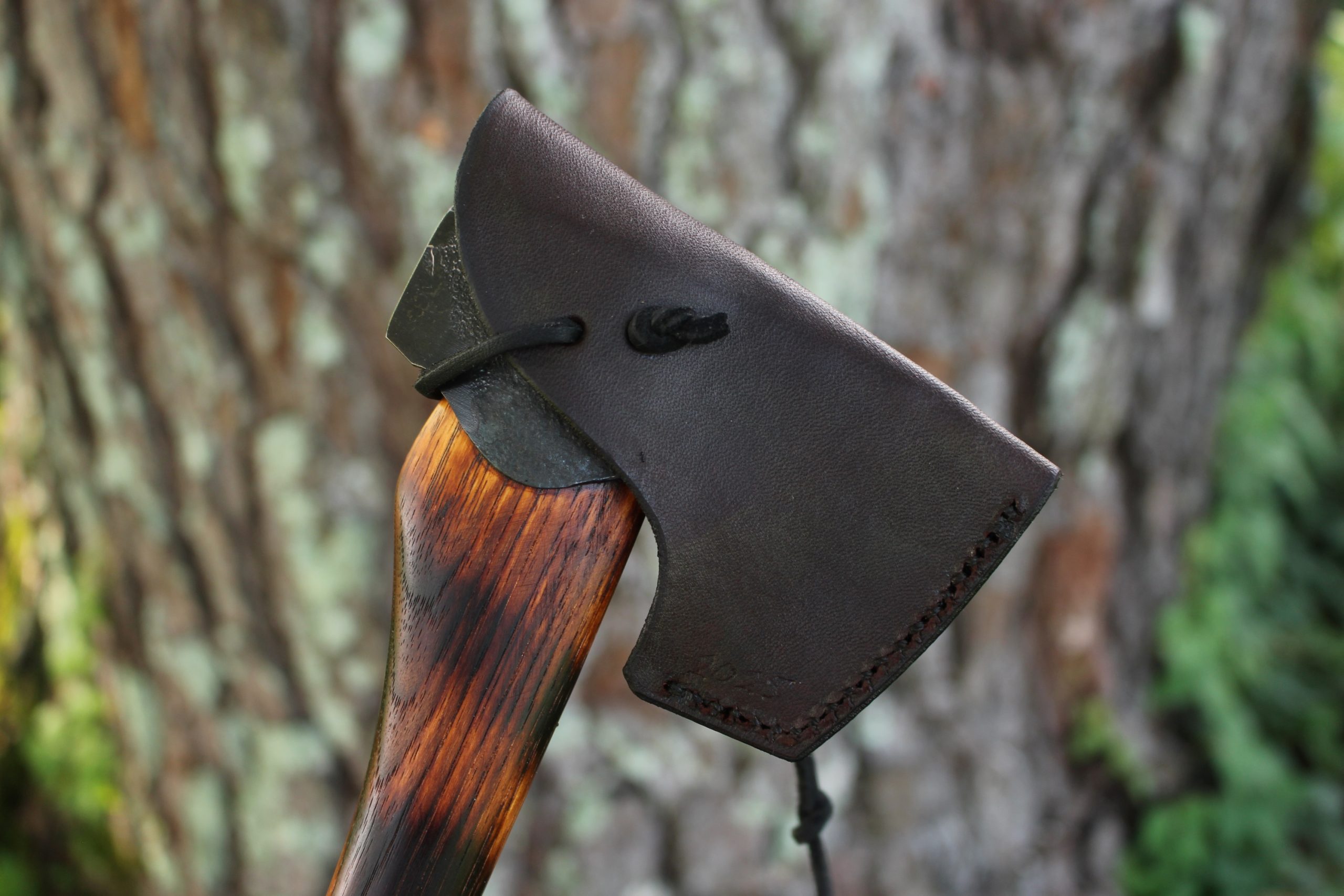 handmade, usa made, usa made axe, hatchet, chopping, wood chopping, outdoor, outdoorsman, survival, backwoodsman, hickory, axe made in amera, axes made in the usa, ike bullington, wolf valley forge, valley forge, pack axe, back packing, camping, trail axe, hunting axe, trappers axe, camp axe, bush axe, belt axe, pack axe, leather shoulder rig, chopping axe, leather axe carrier, shoulder sling for axe, Carpenter's Axe, New Wolf Valley Forge Axe Release, WVF