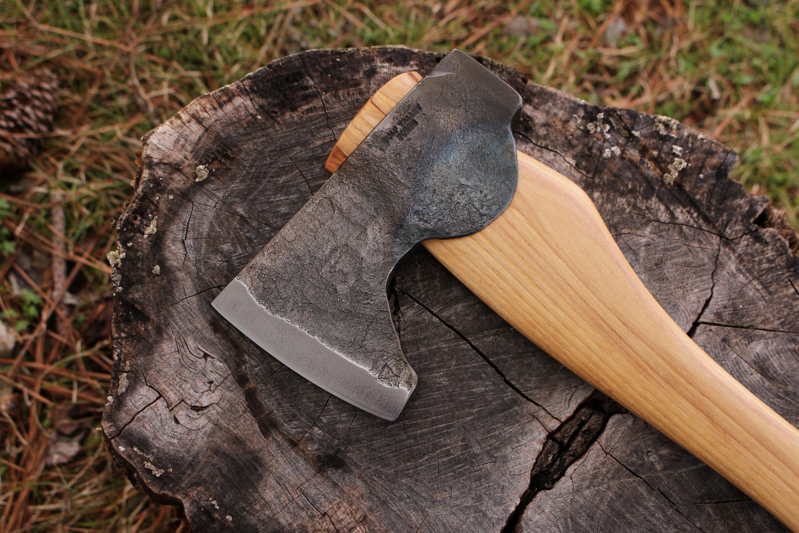 handmade, usa made, usa made axe, hatchet, chopping, wood chopping, outdoor, outdoorsman, survival, backwoodsman, hickory, axe made in america, axes made in the usa, ike bullington, wolf valley forge, valley forge, pack axe, back packing, camping, trail axe, hunting axe, trappers axe, camp axe, bush axe, belt axe, pack axe, leather shoulder rig, chopping axe, leather axe carrier, shoulder sling for axe, carpenter's axe, Wolf Valley Forge, Wolf Valley Forge axe release, Axe Wax, haversack, go back, man purse, man bag, canvas bag, reenactor, reenacting