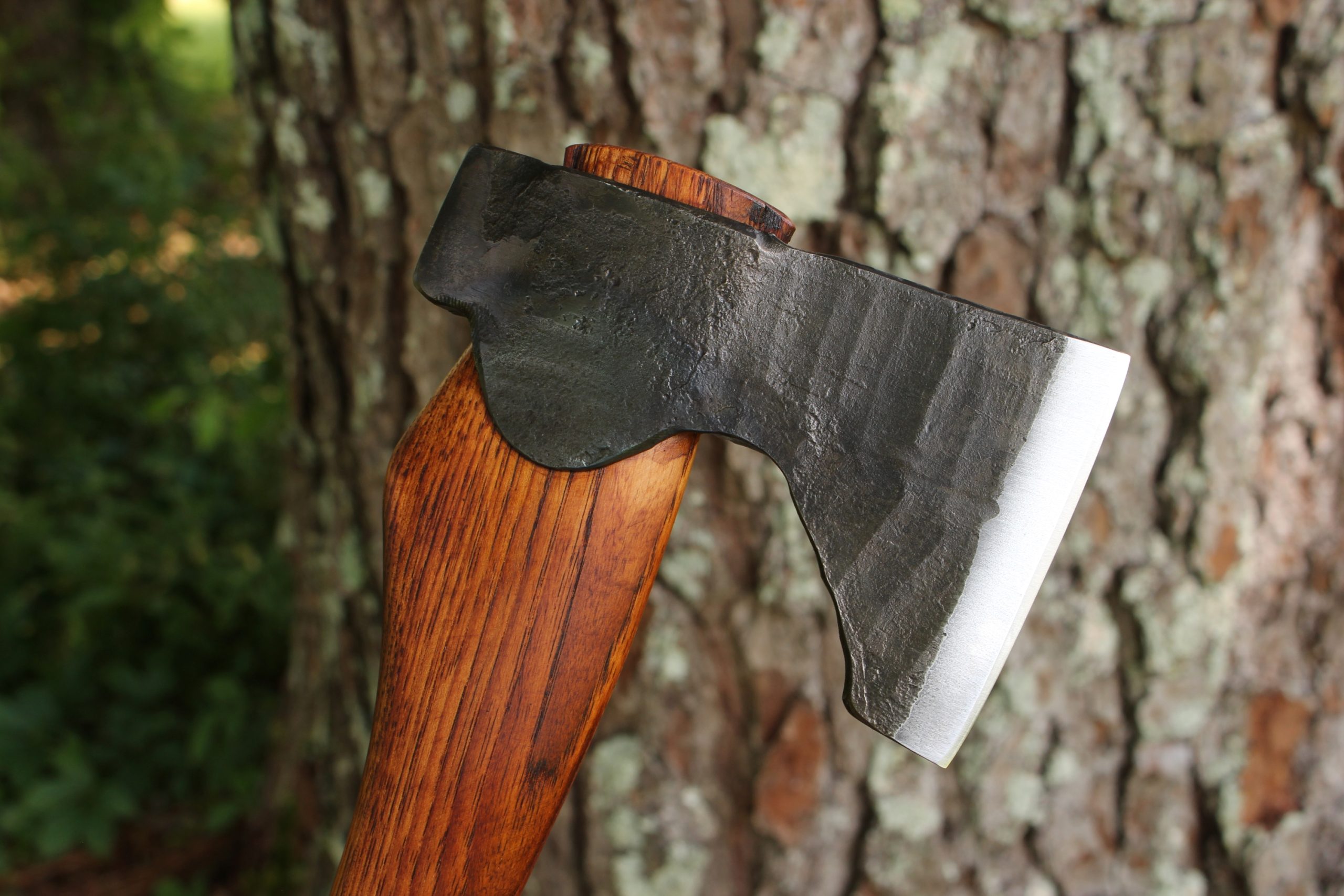 handmade, usa made, usa made axe, hatchet, chopping, wood chopping, outdoor, outdoorsman, survival, backwoodsman, hickory, axe made in amera, axes made in the usa, ike bullington, wolf valley forge, valley forge, pack axe, back packing, camping, trail axe, hunting axe, trappers axe, camp axe, bush axe, belt axe, pack axe, leather shoulder rig, chopping axe, leather axe carrier, shoulder sling for axe, Carpenter's Axe, New Wolf Valley Forge Axe Release, WVF
