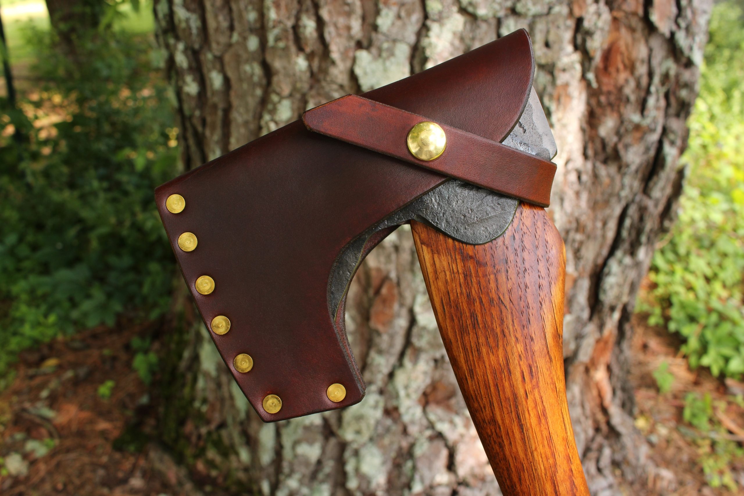 handmade, usa made, usa made axe, hatchet, chopping, wood chopping, outdoor, outdoorsman, survival, backwoodsman, hickory, axe made in amera, axes made in the usa, ike bullington, wolf valley forge, valley forge, pack axe, back packing, camping, trail axe, hunting axe, trappers axe, camp axe, bush axe, belt axe, pack axe, leather shoulder rig, chopping axe, leather axe carrier, shoulder sling for axe, Carpenter's Axe, New Wolf Valley Forge Axe Release, WVF