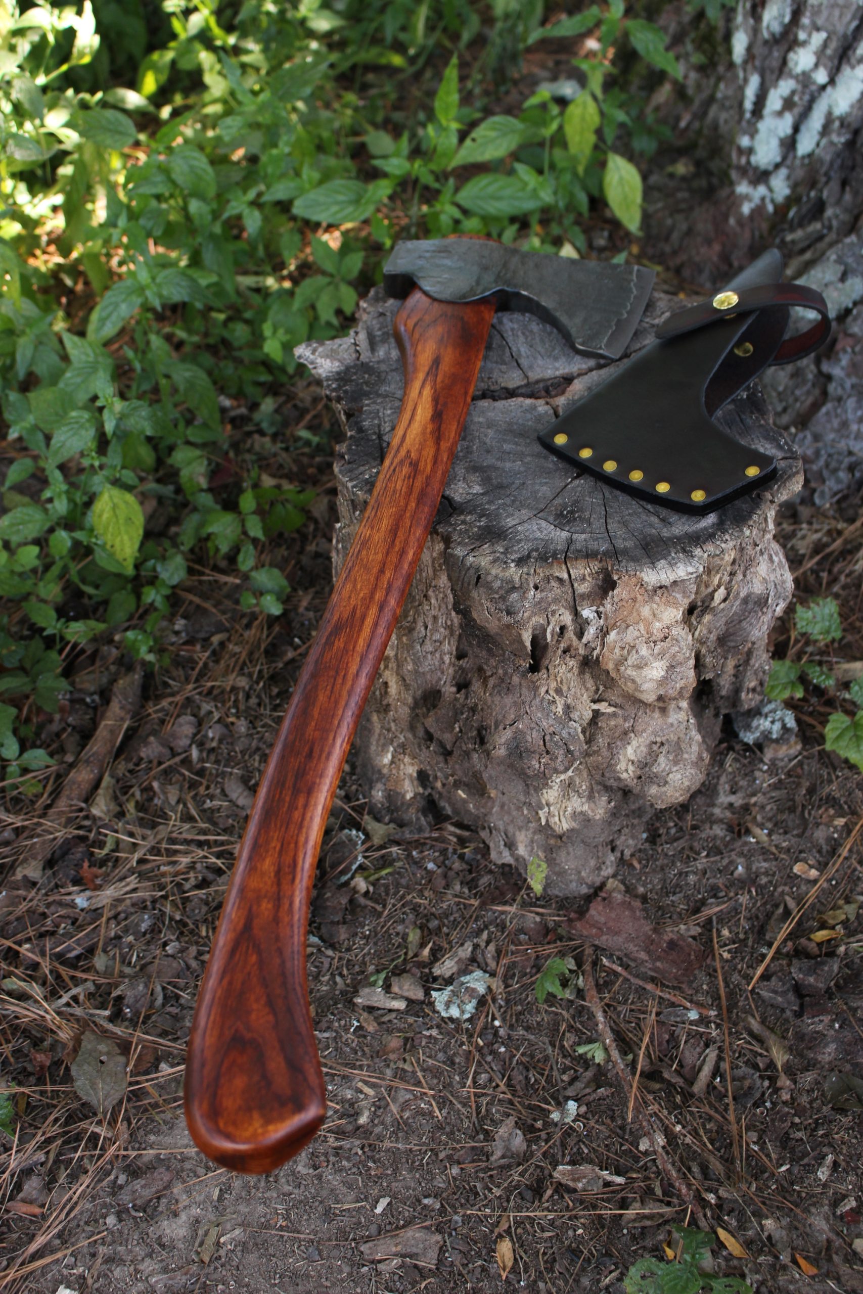 handmade, usa made, usa made axe, hatchet, chopping, wood chopping, outdoor, outdoorsman, survival, backwoodsman, hickory, axe made in amera, axes made in the usa, ike bullington, wolf valley forge, valley forge, pack axe, back packing, camping, trail axe, hunting axe, trappers axe, camp axe, bush axe, belt axe, pack axe, leather shoulder rig, chopping axe, leather axe carrier, shoulder sling for axe, Carpenter's Axe, New Wolf Valley Forge Axe Release, WVF
