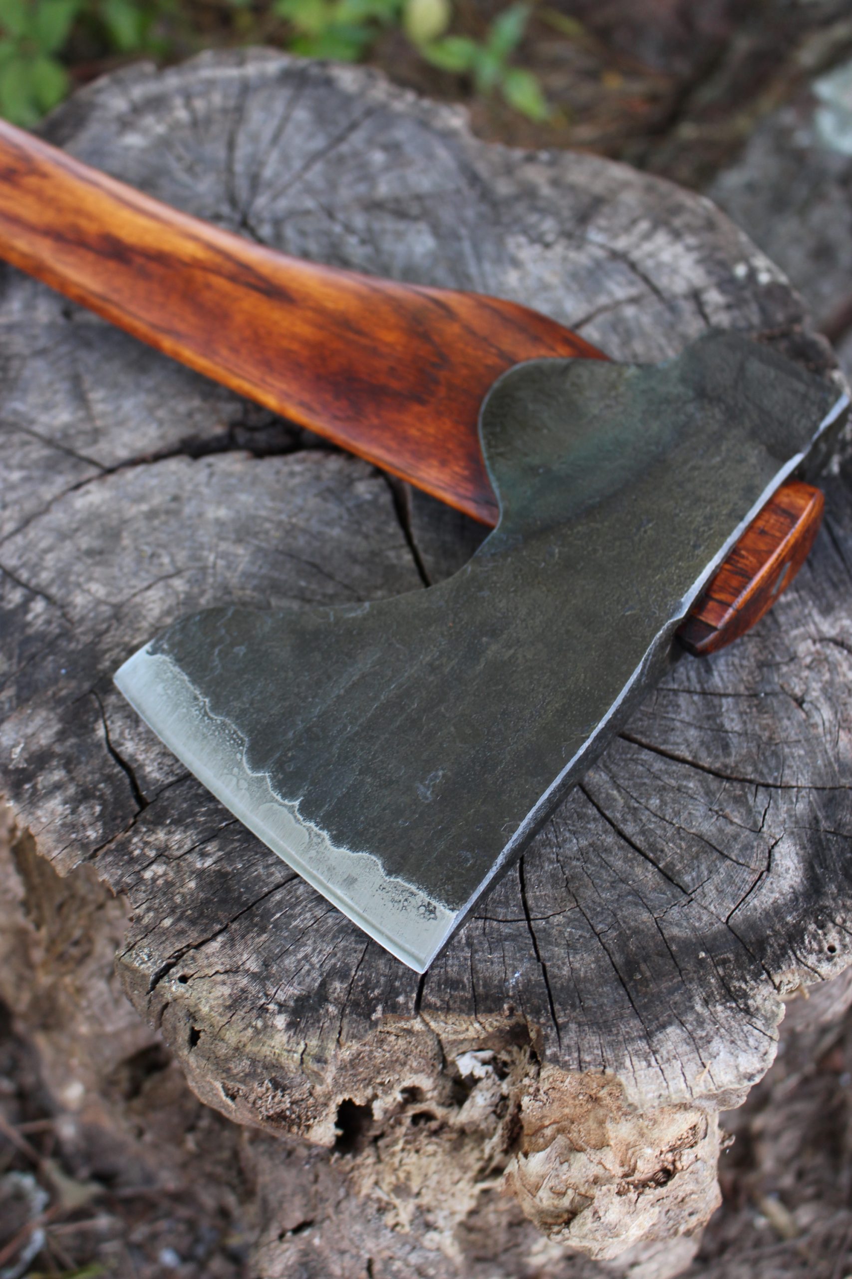 handmade, usa made, usa made axe, hatchet, chopping, wood chopping, outdoor, outdoorsman, survival, backwoodsman, hickory, axe made in amera, axes made in the usa, ike bullington, wolf valley forge, valley forge, pack axe, back packing, camping, trail axe, hunting axe, trappers axe, camp axe, bush axe, belt axe, pack axe, leather shoulder rig, chopping axe, leather axe carrier, shoulder sling for axe, Carpenter's Axe, New Wolf Valley Forge Axe Release, WVF