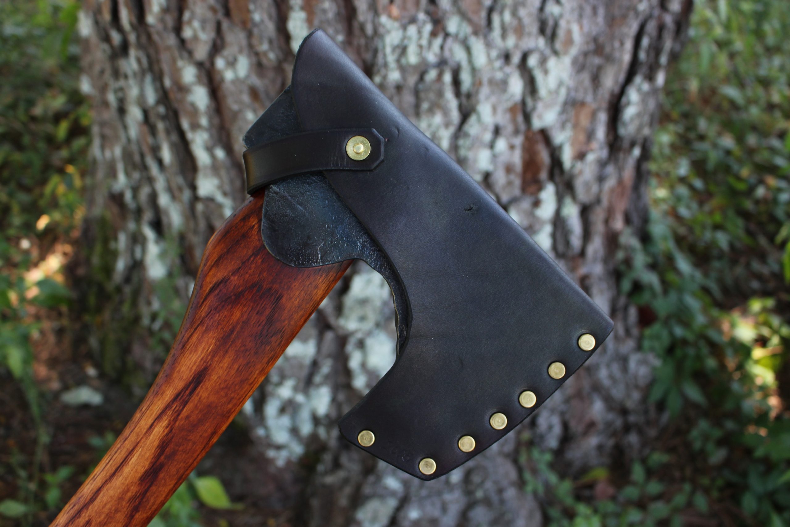 handmade, usa made, usa made axe, hatchet, chopping, wood chopping, outdoor, outdoorsman, survival, backwoodsman, hickory, axe made in amera, axes made in the usa, ike bullington, wolf valley forge, valley forge, pack axe, back packing, camping, trail axe, hunting axe, trappers axe, camp axe, bush axe, belt axe, pack axe, leather shoulder rig, chopping axe, leather axe carrier, shoulder sling for axe, Carpenter's Axe, New Wolf Valley Forge Axe Release, WVF