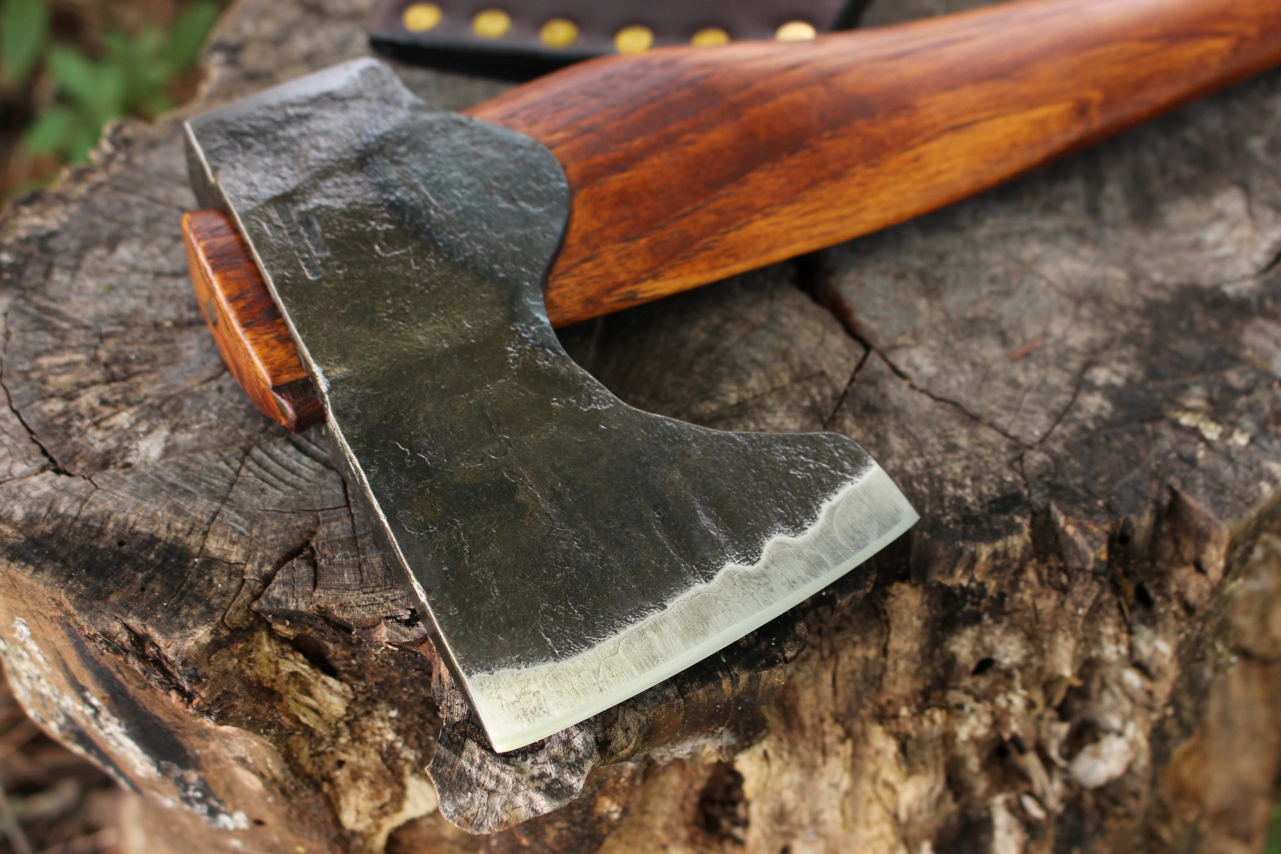handmade, usa made, usa made axe, hatchet, chopping, wood chopping, outdoor, outdoorsman, survival, backwoodsman, hickory, axe made in america, axes made in the usa, ike bullington, wolf valley forge, valley forge, pack axe, back packing, camping, trail axe, hunting axe, trappers axe, camp axe, bush axe, belt axe, pack axe, leather shoulder rig, chopping axe, leather axe carrier, shoulder sling for axe, carpenter's axe, Wolf Valley Forge, Wolf Valley Forge axe release, Axe Wax, haversack, go back, man purse, man bag, canvas bag, reenactor, reenacting