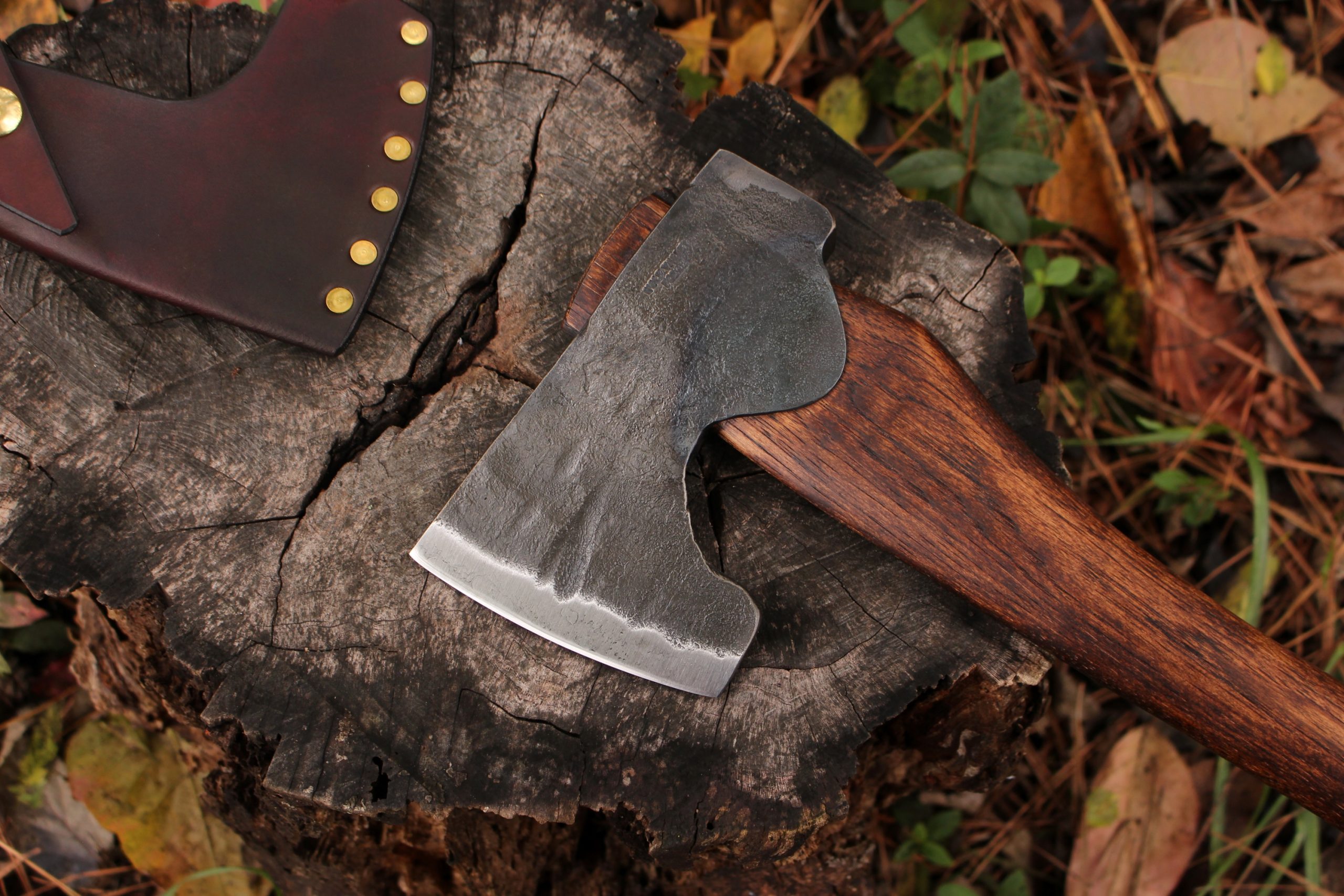 handmade, usa made, usa made axe, hatchet, chopping, wood chopping, outdoor, outdoorsman, survival, backwoodsman, hickory, axe made in america, axes made in the usa, ike bullington, wolf valley forge, valley forge, pack axe, back packing, camping, trail axe, hunting axe, trappers axe, camp axe, bush axe, belt axe, pack axe, leather shoulder rig, chopping axe, leather axe carrier, shoulder sling for axe, carpenter's axe, Wolf Valley Forge, Wolf Valley Forge axe release, Axe Wax, haversack, go back, man purse, man bag, canvas bag, reenactor, reenacting
