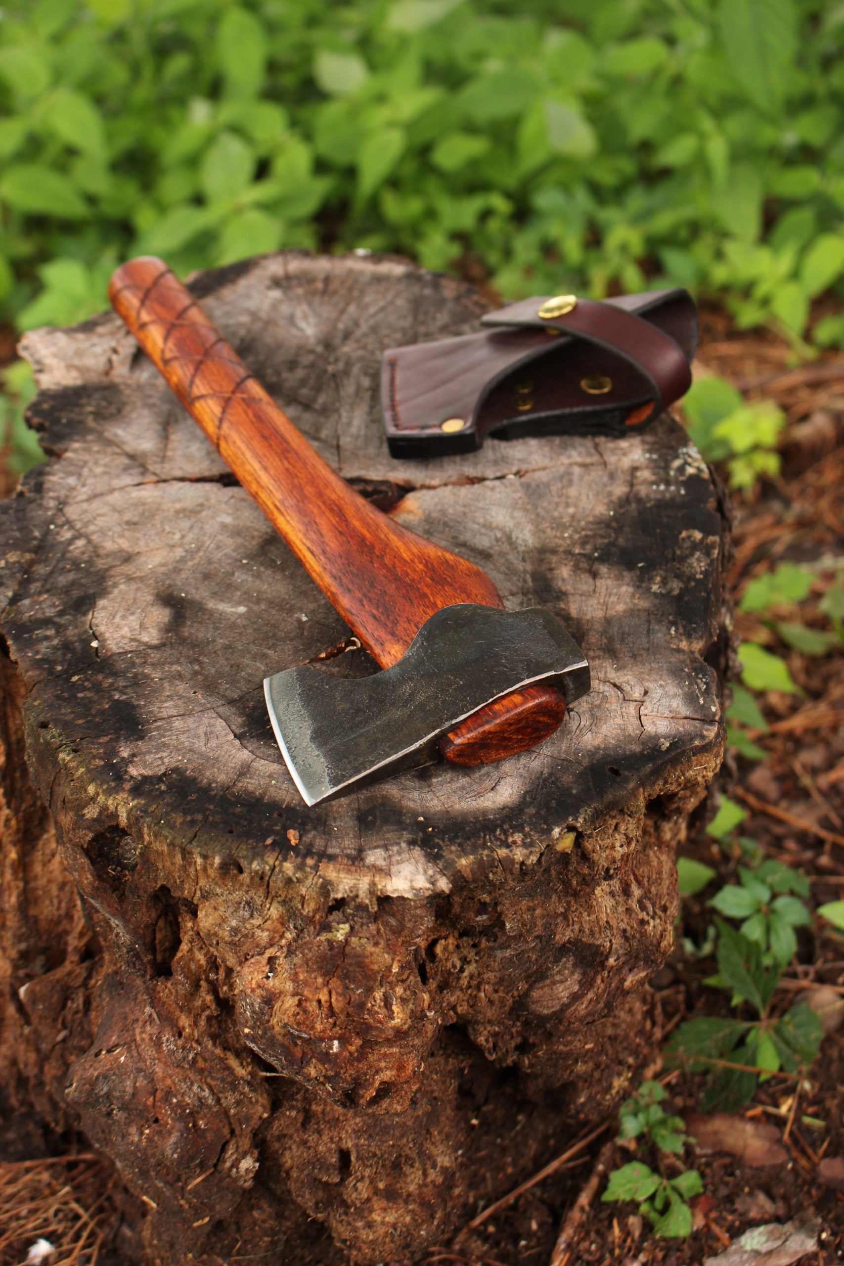 handmade, usa made, usa made axe, hatchet, chopping, wood chopping, outdoor, outdoorsman, survival, backwoodsman, hickory, axe made in america, axes made in the usa, ike bullington, wolf valley forge, valley forge, pack axe, back packing, camping, trail axe, hunting axe, trappers axe, camp axe, bush axe, belt axe, pack axe, leather shoulder rig, chopping axe, leather axe carrier, shoulder sling for axe, carpenter's axe, Wolf Valley Forge, Wolf Valley Forge axe release, Axe Wax, haversack, go back, man purse, man bag, canvas bag, reenactor, reenacting