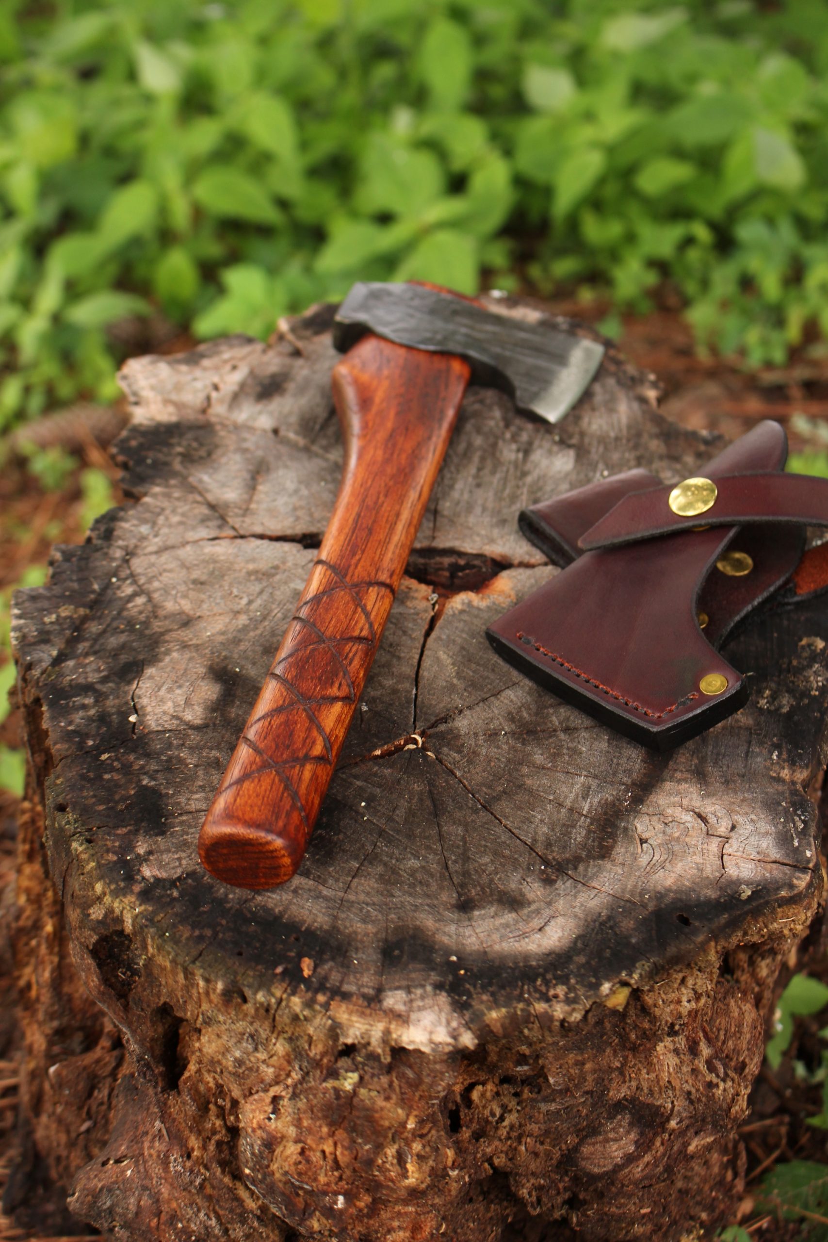 handmade, usa made, usa made axe, hatchet, chopping, wood chopping, outdoor, outdoorsman, survival, backwoodsman, hickory, axe made in america, axes made in the usa, ike bullington, wolf valley forge, valley forge, pack axe, back packing, camping, trail axe, hunting axe, trappers axe, camp axe, bush axe, belt axe, pack axe, leather shoulder rig, chopping axe, leather axe carrier, shoulder sling for axe, carpenter's axe, Wolf Valley Forge, Wolf Valley Forge axe release, Axe Wax, haversack, go back, man purse, man bag, canvas bag, reenactor, reenacting